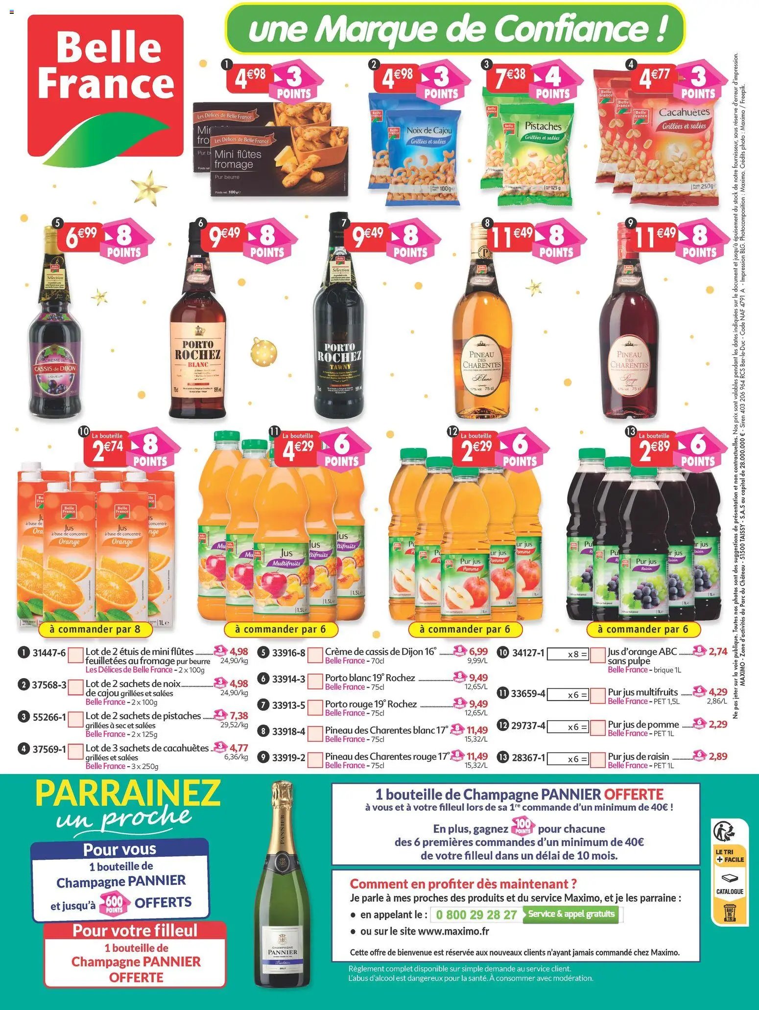 Maximo catalogue epicerie (2025-11-21 - 2025-12-23)