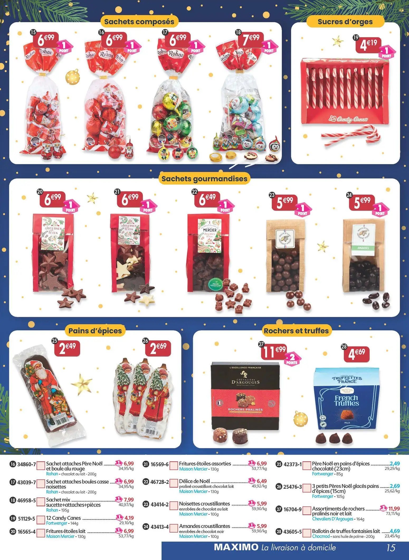 Maximo catalogue epicerie (2025-11-21 - 2025-12-23)