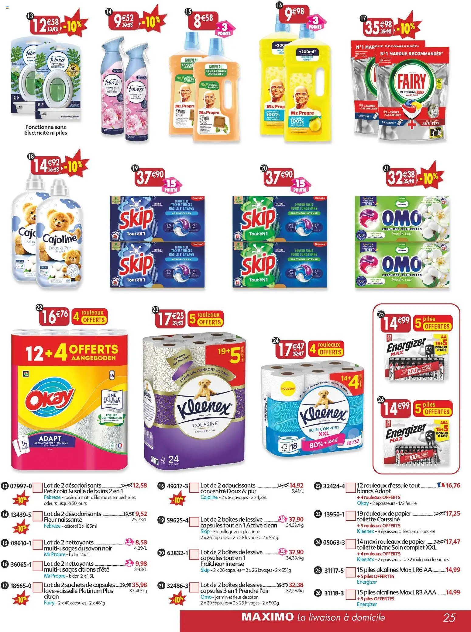 Maximo catalogue epicerie (2025-11-21 - 2025-12-23)