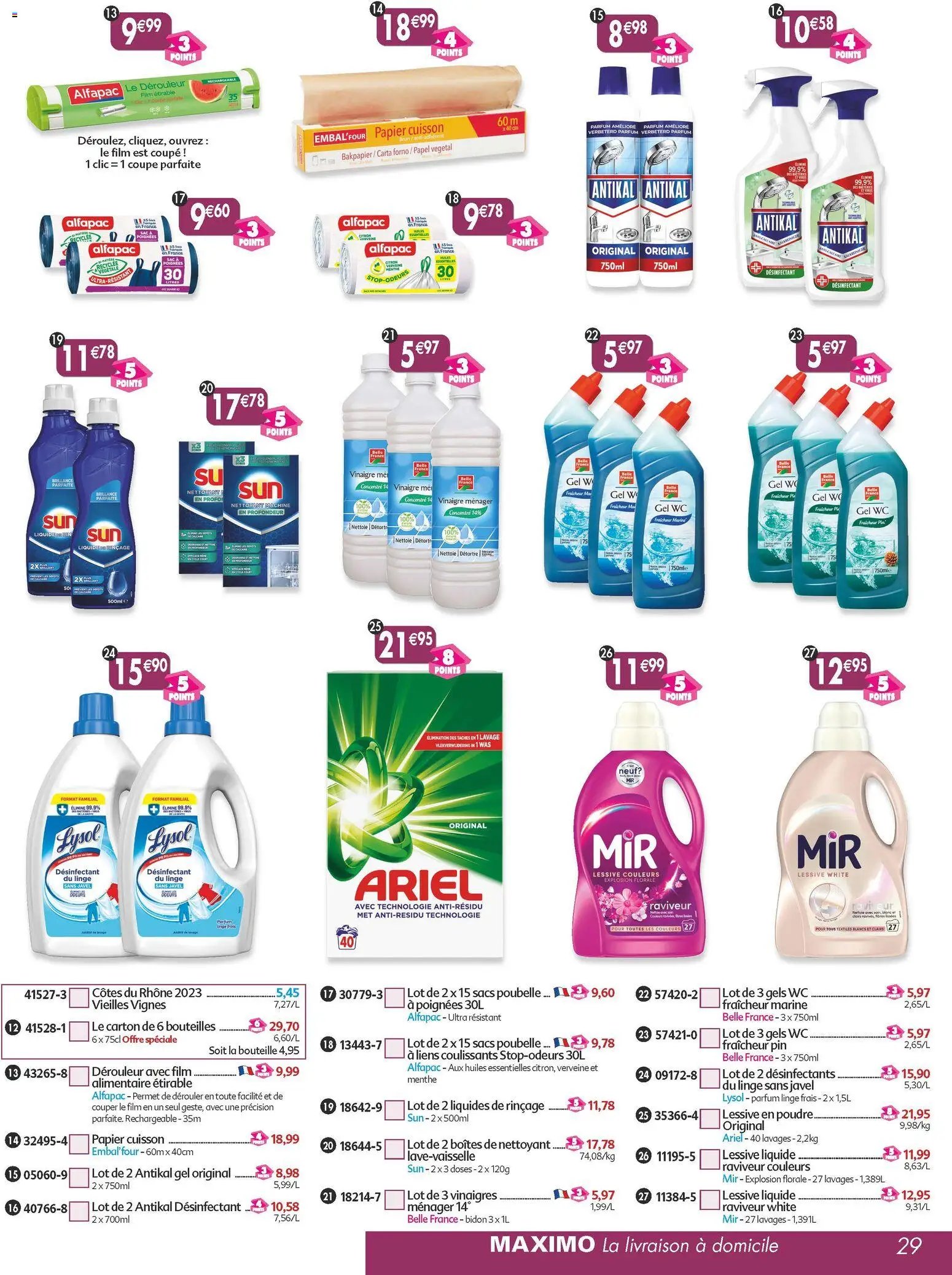 Maximo catalogue epicerie (2025-11-21 - 2025-12-23)
