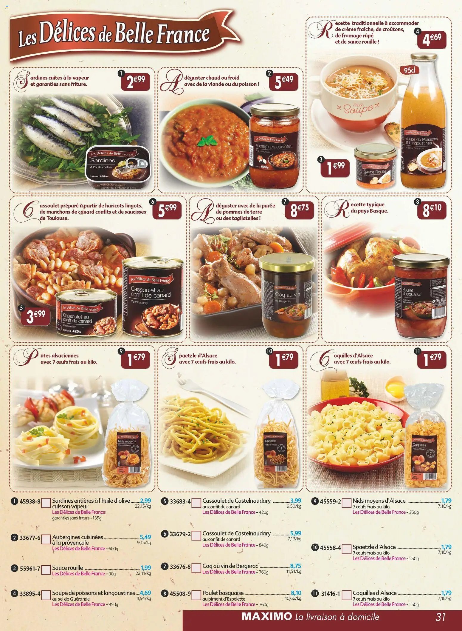 Maximo catalogue epicerie (2025-11-21 - 2025-12-23)
