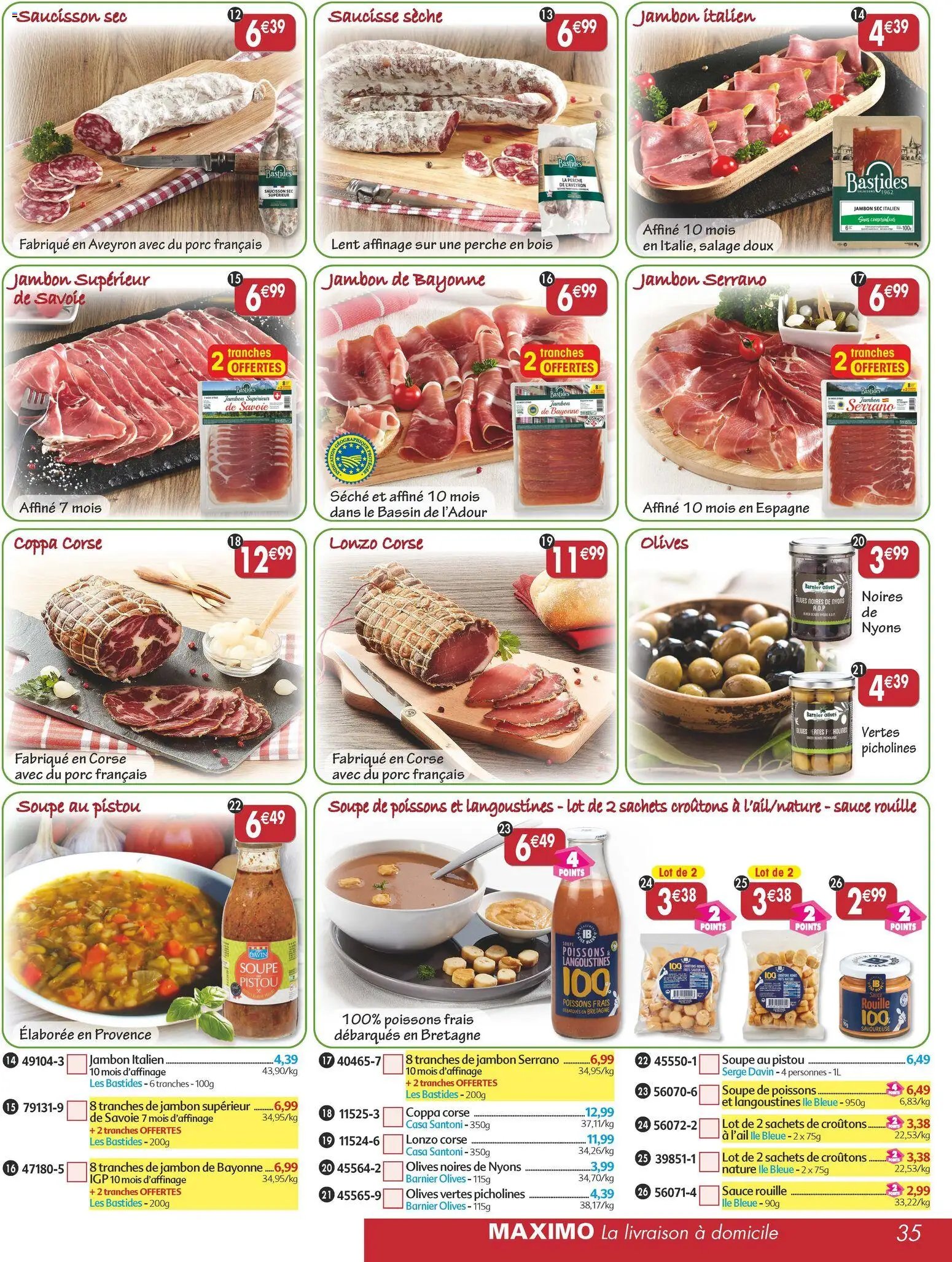 Maximo catalogue epicerie (2025-11-21 - 2025-12-23)