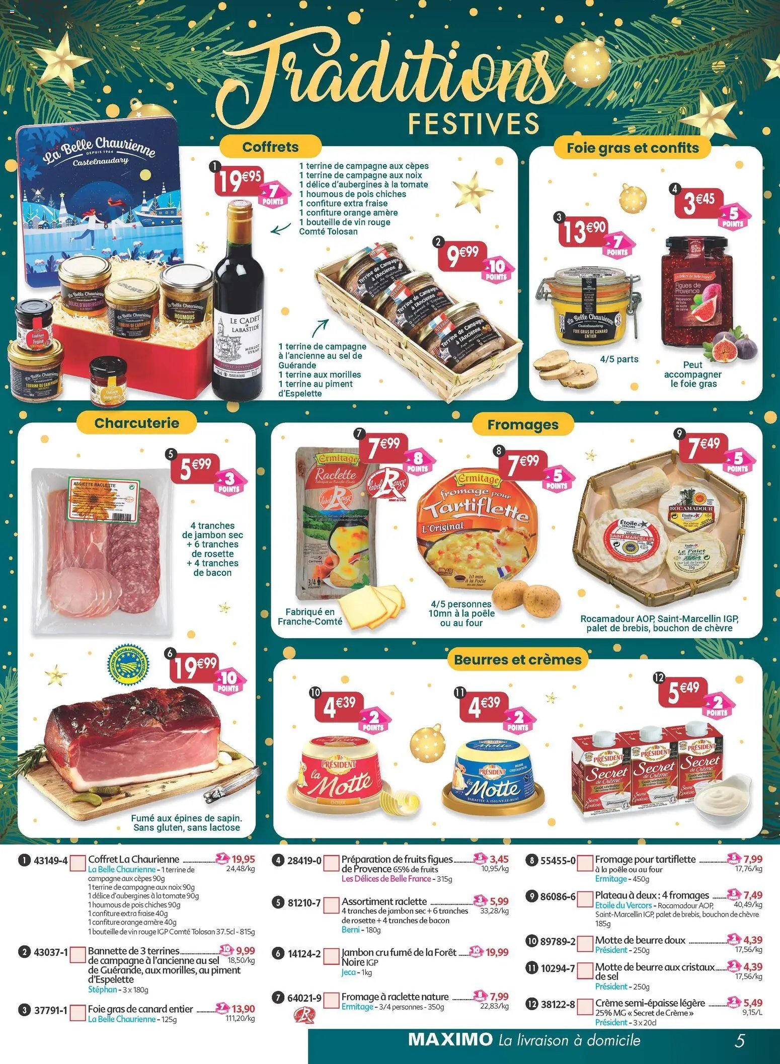 Maximo catalogue epicerie (2025-11-21 - 2025-12-23)