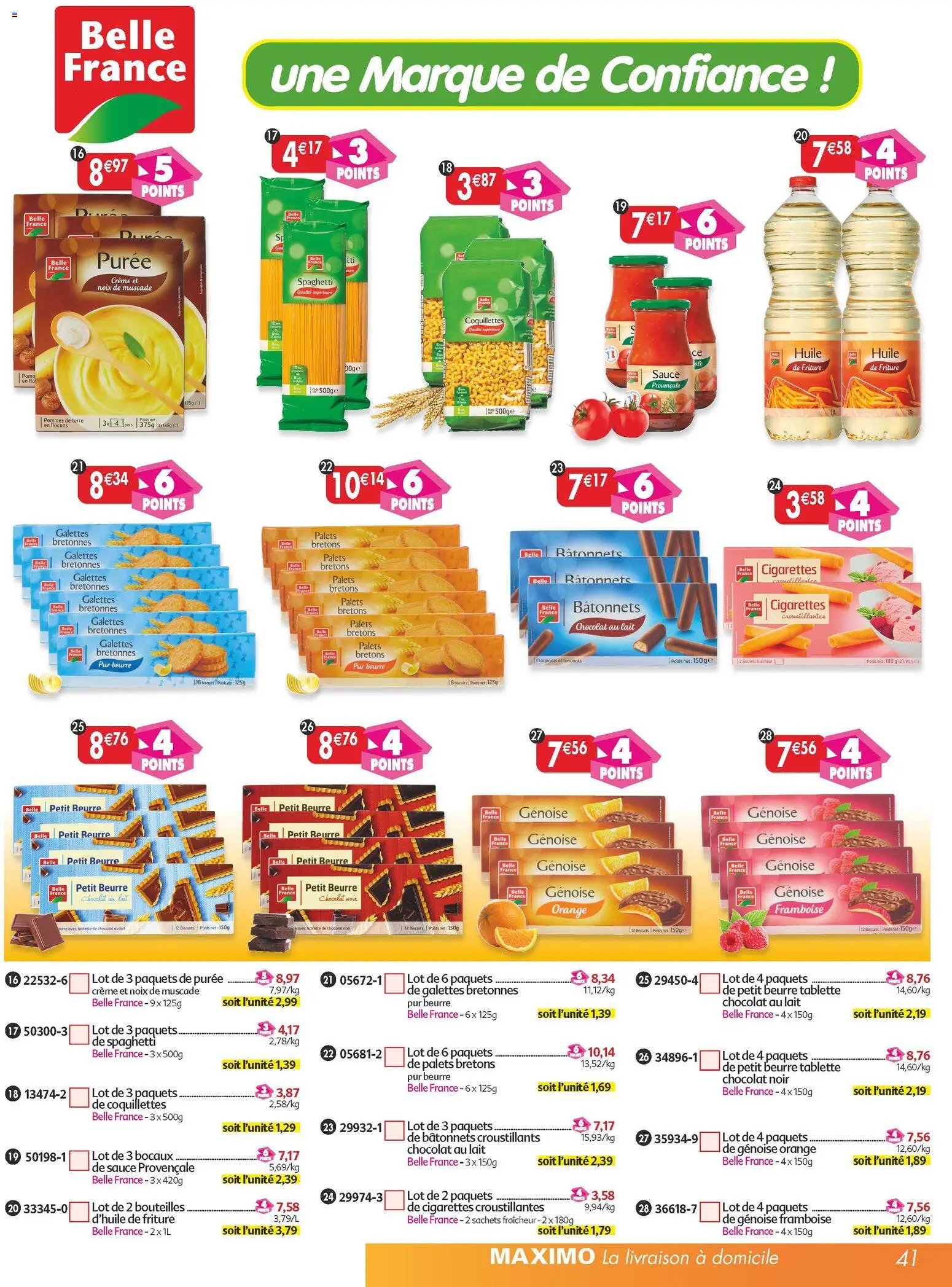 Maximo catalogue epicerie (2025-11-21 - 2025-12-23)