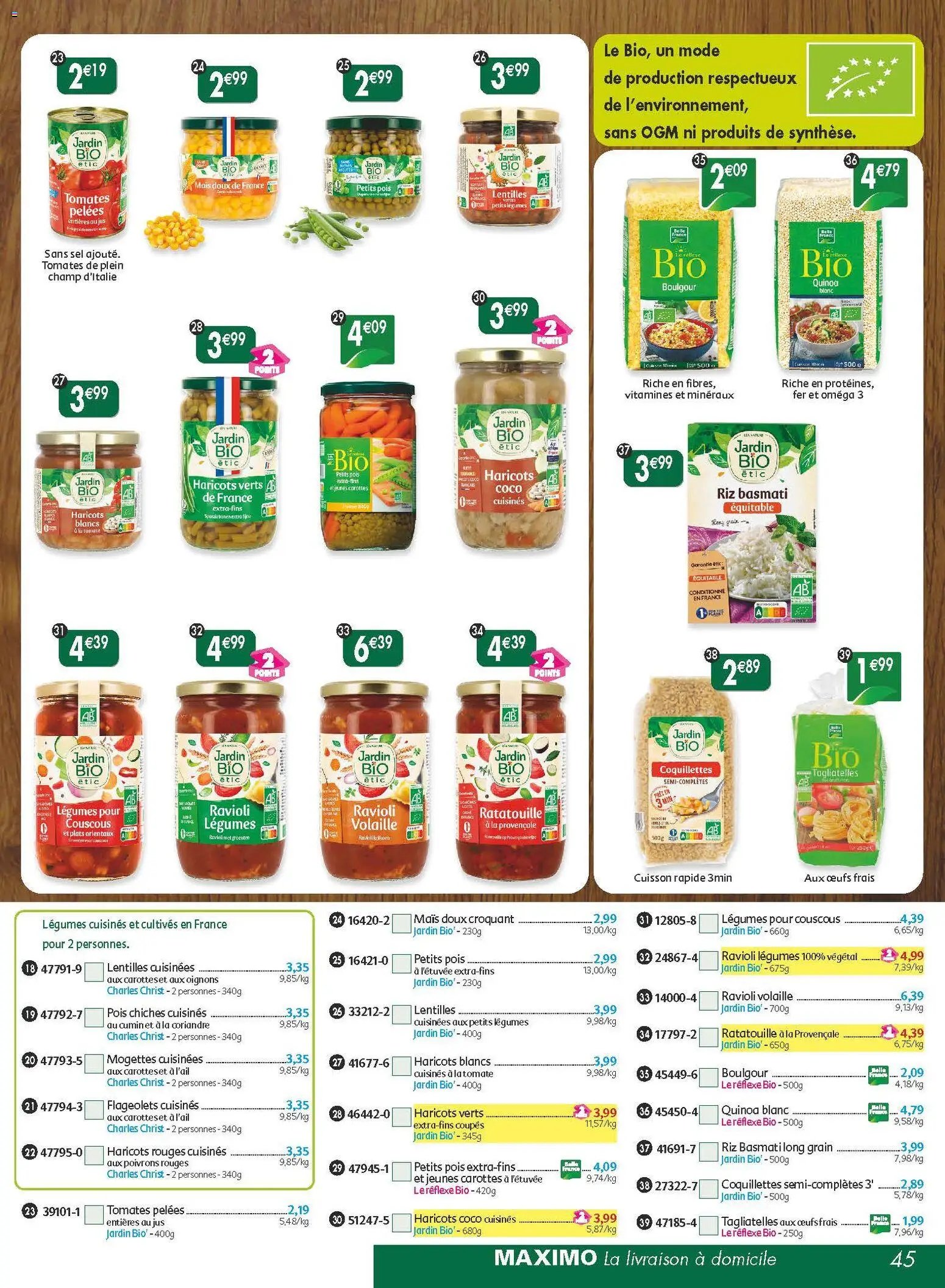 Maximo catalogue epicerie (2025-11-21 - 2025-12-23)