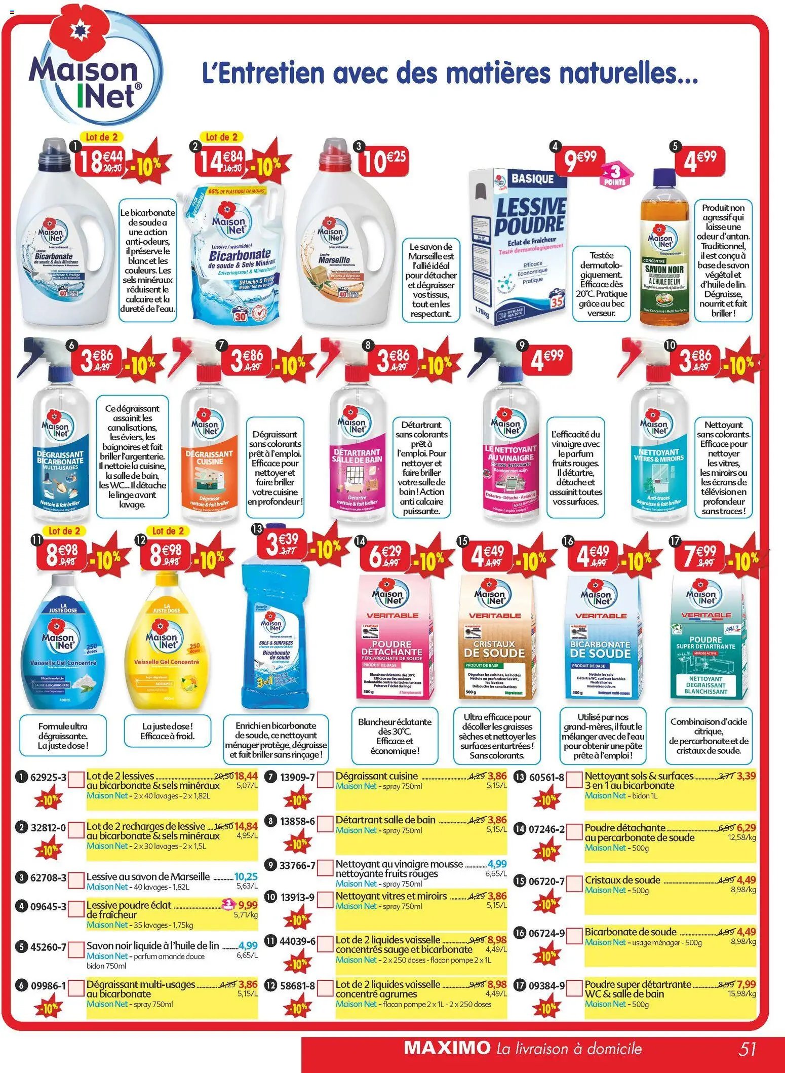 Maximo catalogue epicerie (2025-11-21 - 2025-12-23)