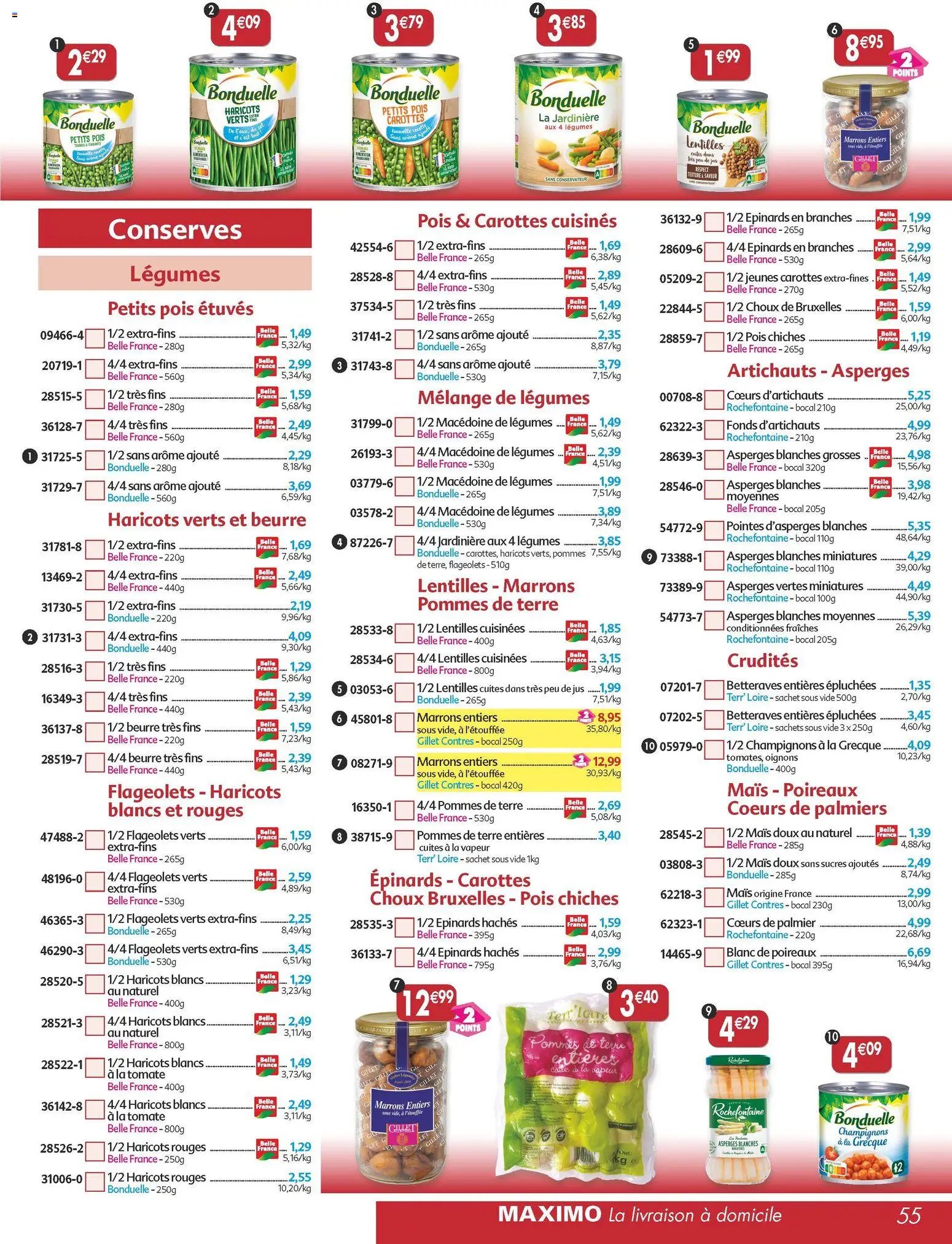 Maximo catalogue epicerie (2025-11-21 - 2025-12-23)