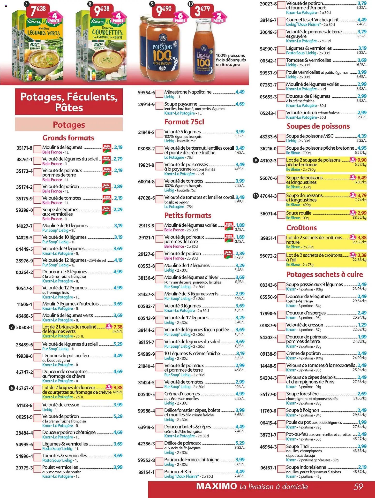 Maximo catalogue epicerie (2025-11-21 - 2025-12-23)