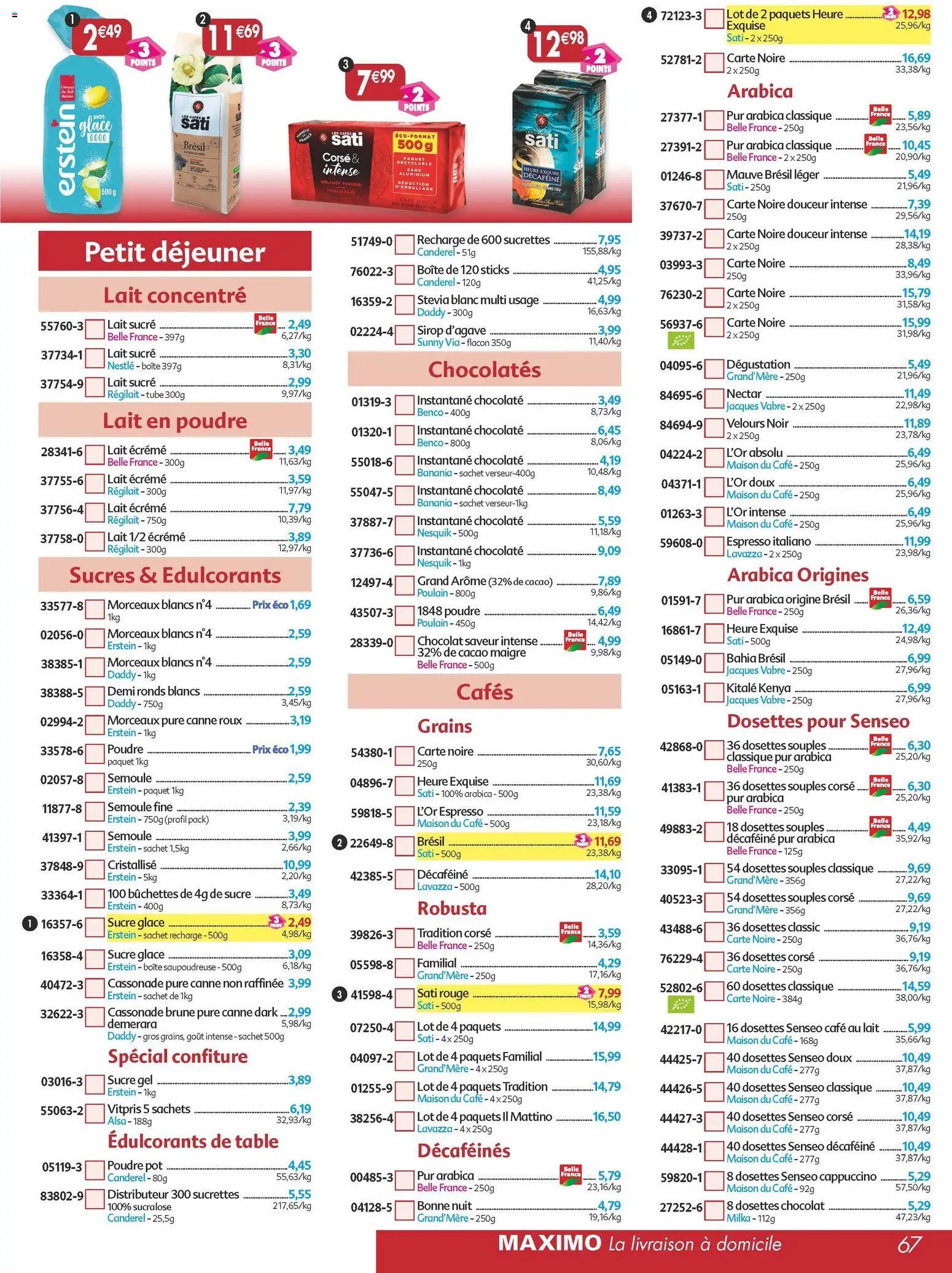 Maximo catalogue epicerie (2025-11-21 - 2025-12-23)