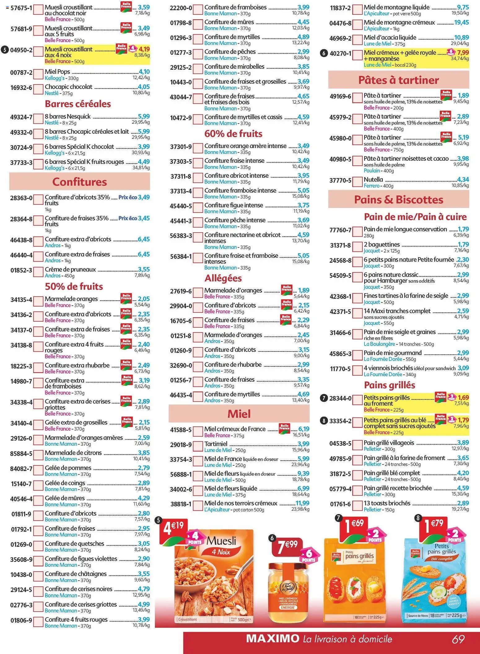 Maximo catalogue epicerie (2025-11-21 - 2025-12-23)