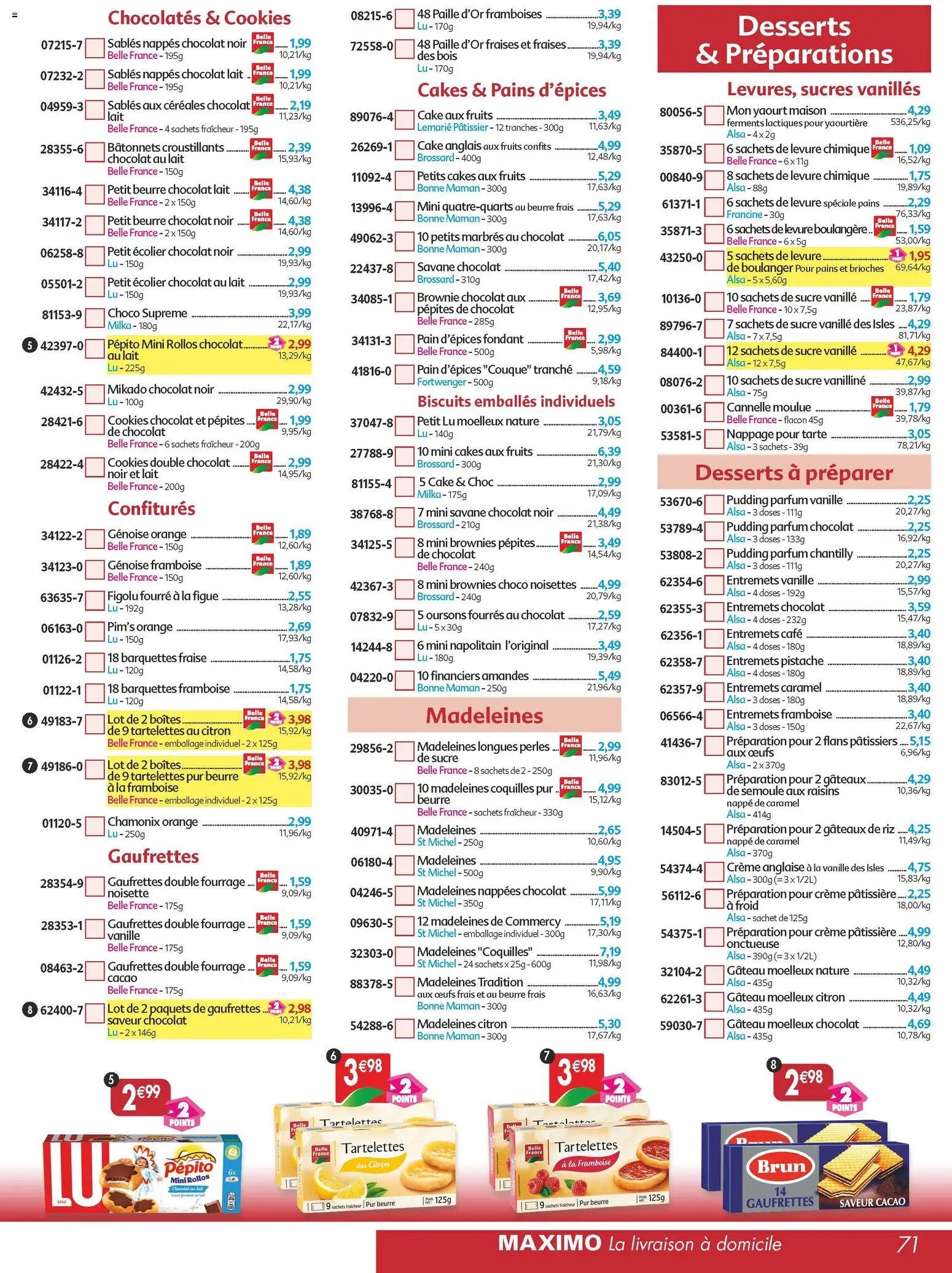 Maximo catalogue epicerie (2025-11-21 - 2025-12-23)