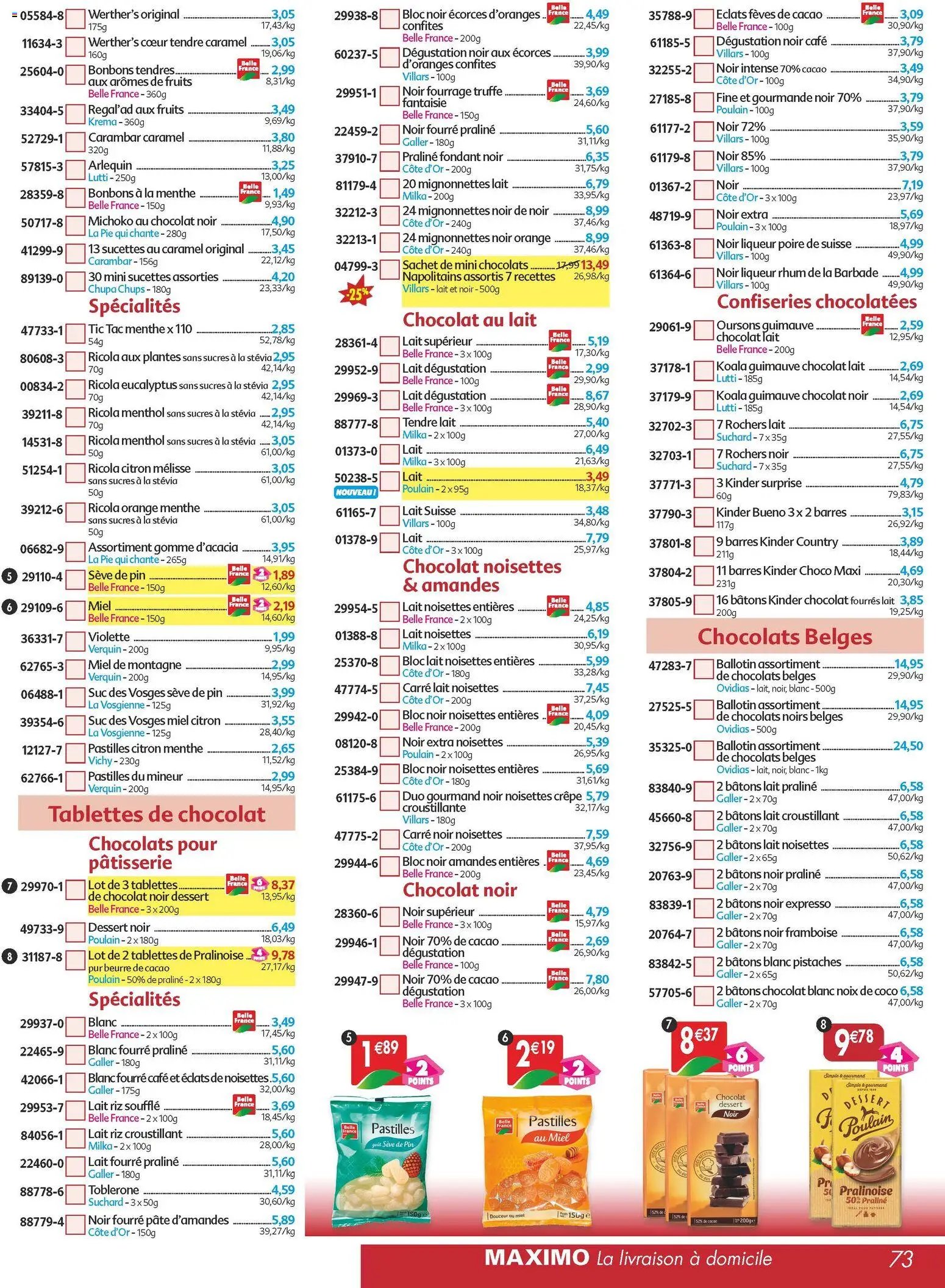 Maximo catalogue epicerie (2025-11-21 - 2025-12-23)