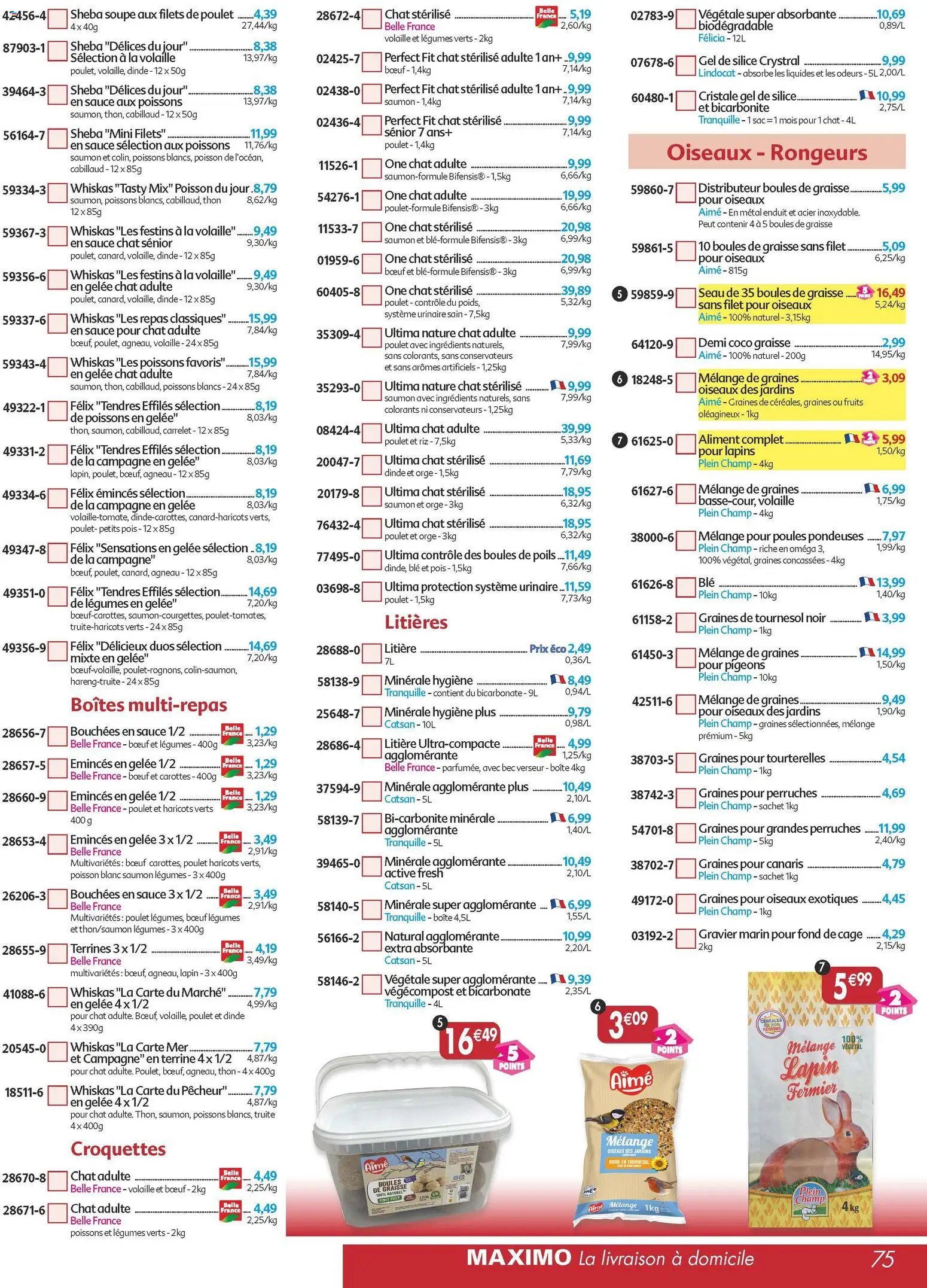 Maximo catalogue epicerie (2025-11-21 - 2025-12-23)