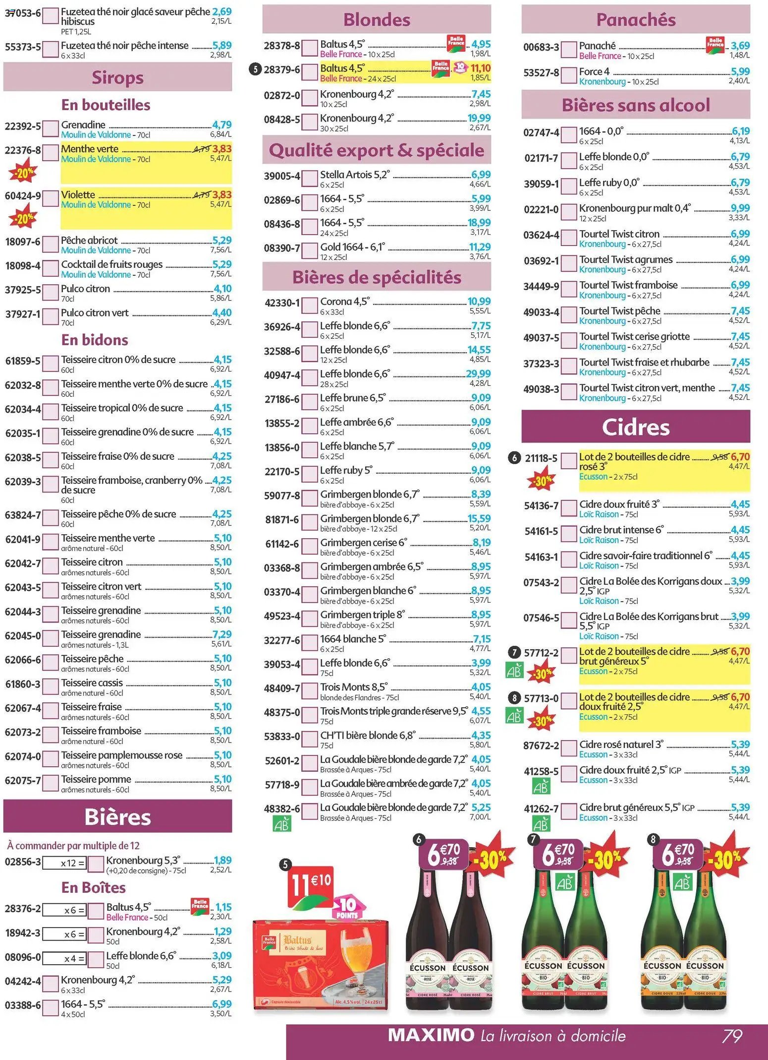 Maximo catalogue epicerie (2025-11-21 - 2025-12-23)