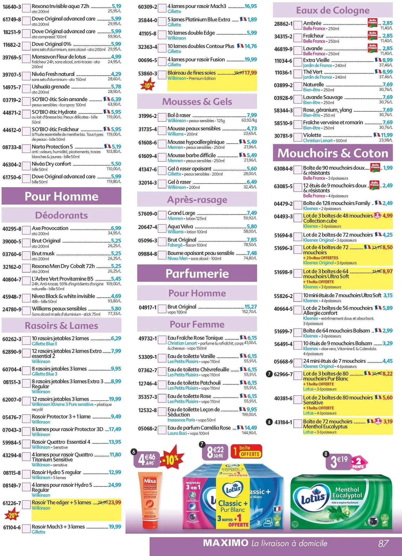 Maximo catalogue epicerie (2025-11-21 - 2025-12-23)