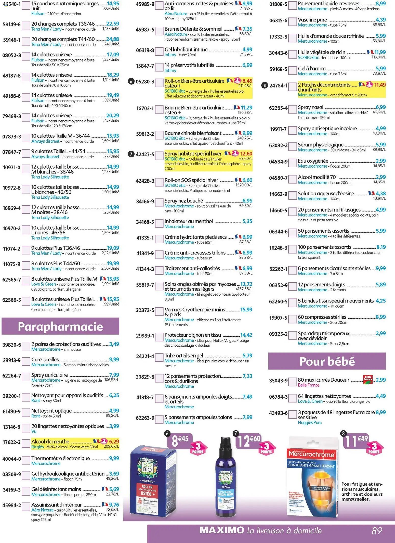 Maximo catalogue epicerie (2025-11-21 - 2025-12-23)