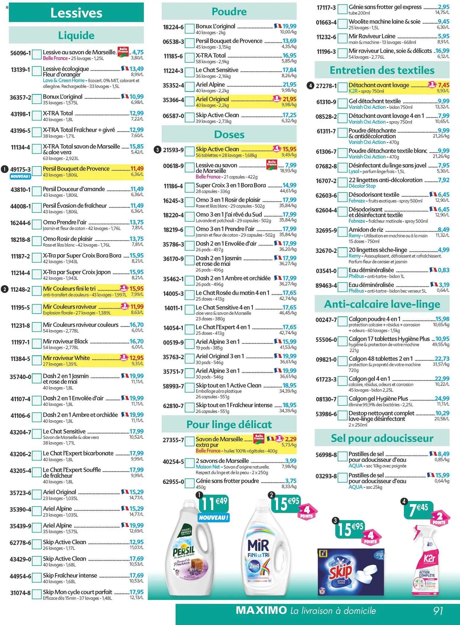 Maximo catalogue epicerie (2025-11-21 - 2025-12-23)