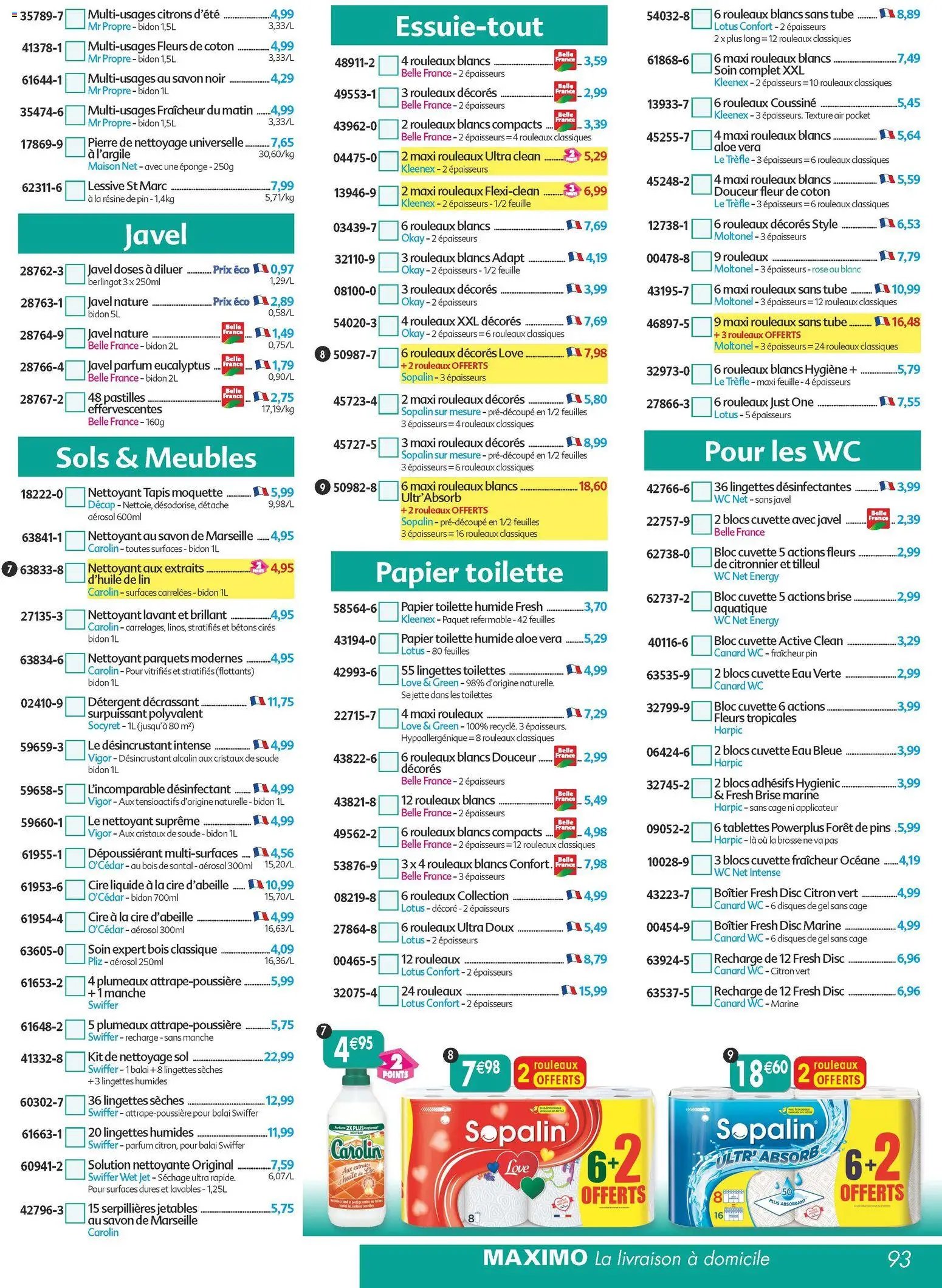 Maximo catalogue epicerie (2025-11-21 - 2025-12-23)