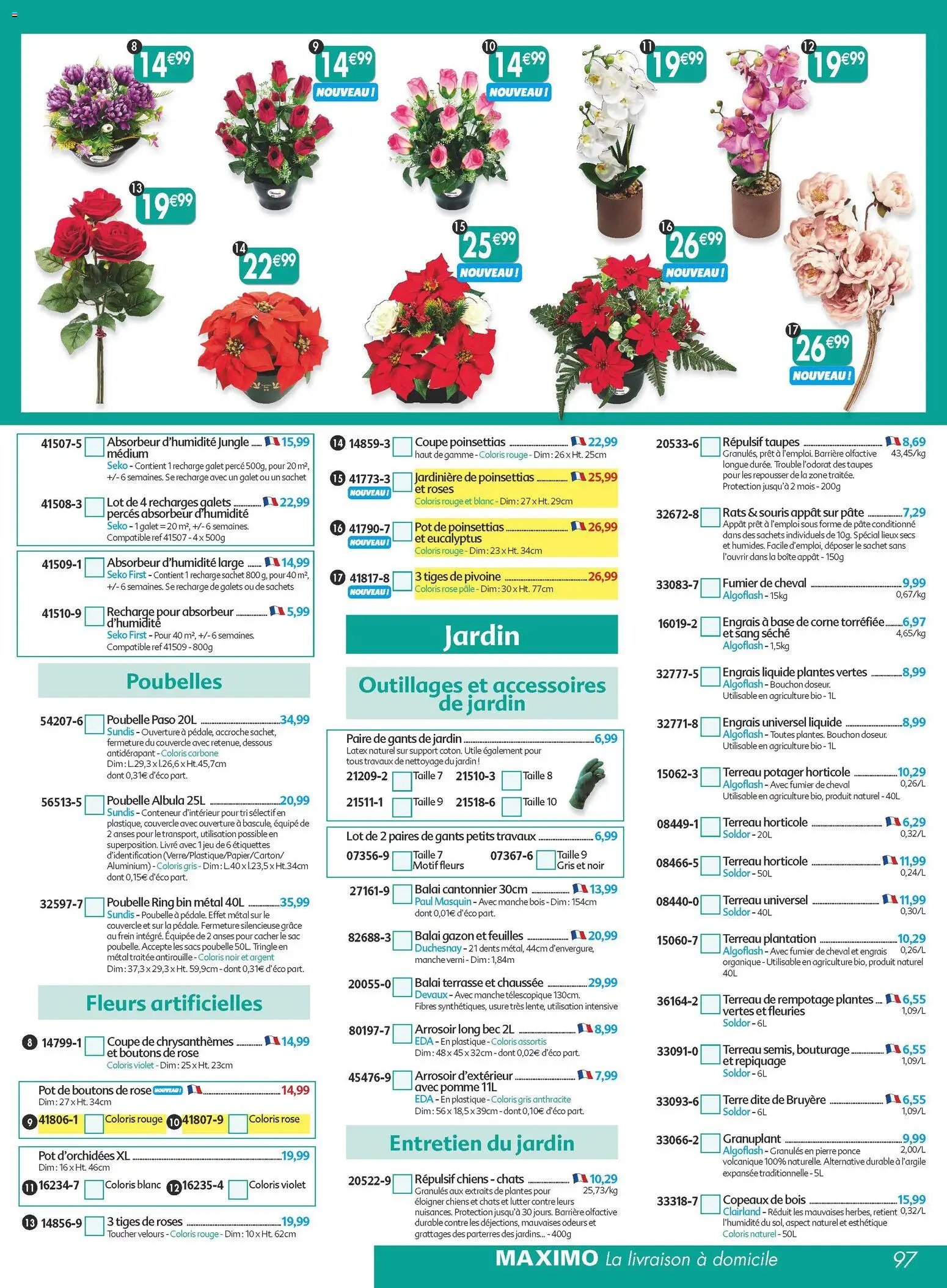 Maximo catalogue epicerie (2025-11-21 - 2025-12-23)