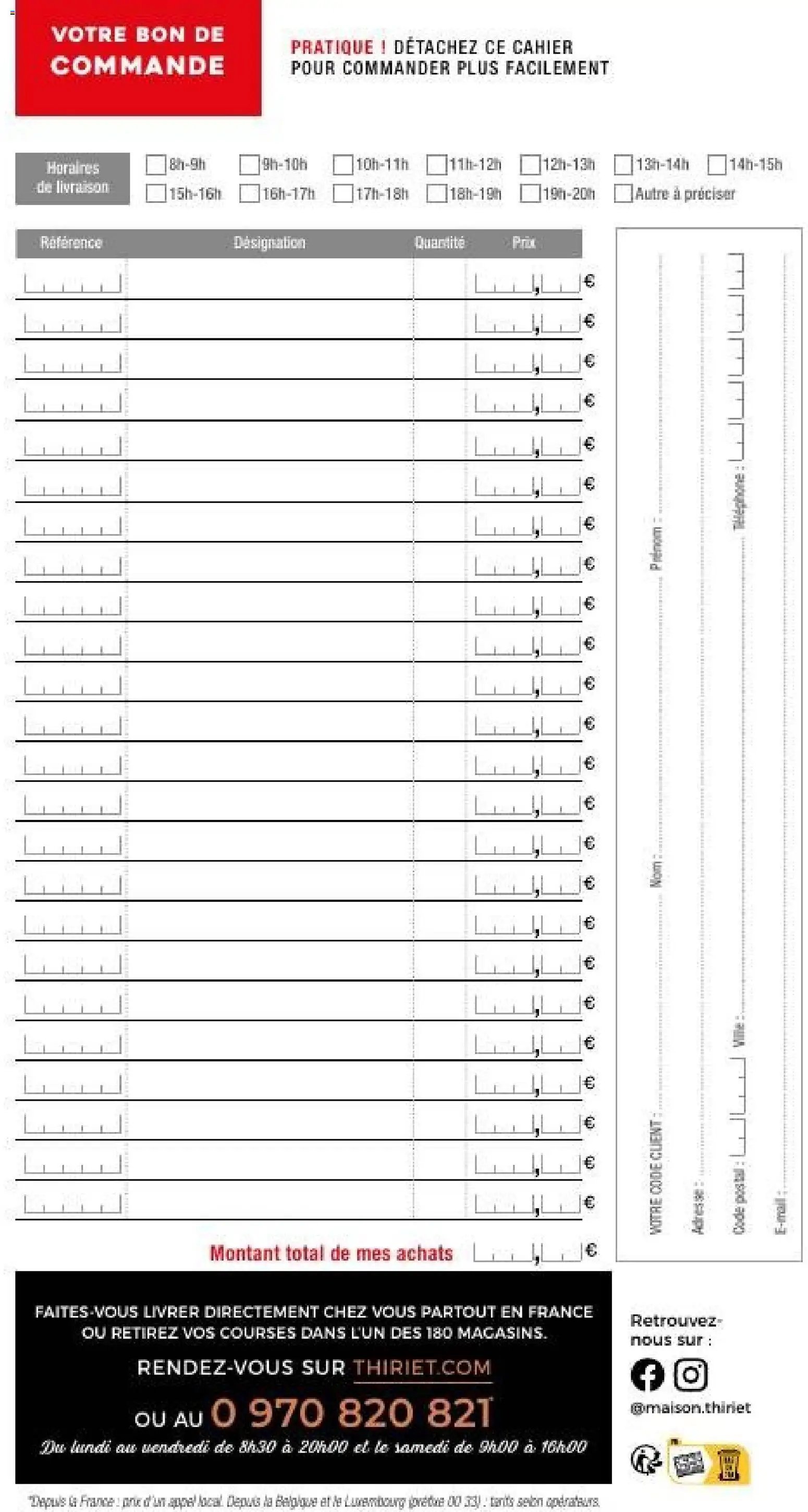 Thiriet Catalogue livraison à domicile  (2025-11-25 - 2025-12-31)