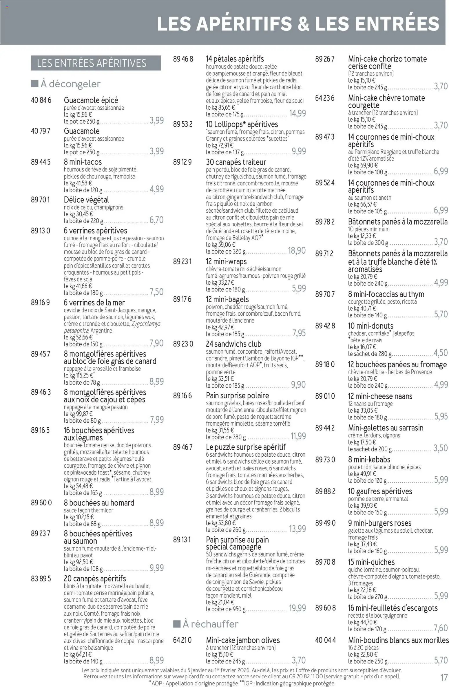 Picard catalogue (2026-01-05 - 2026-04-05)