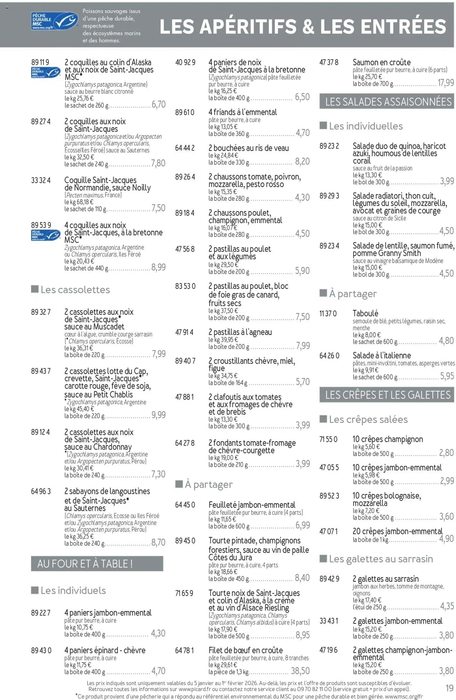 Picard catalogue (2026-01-05 - 2026-04-05)