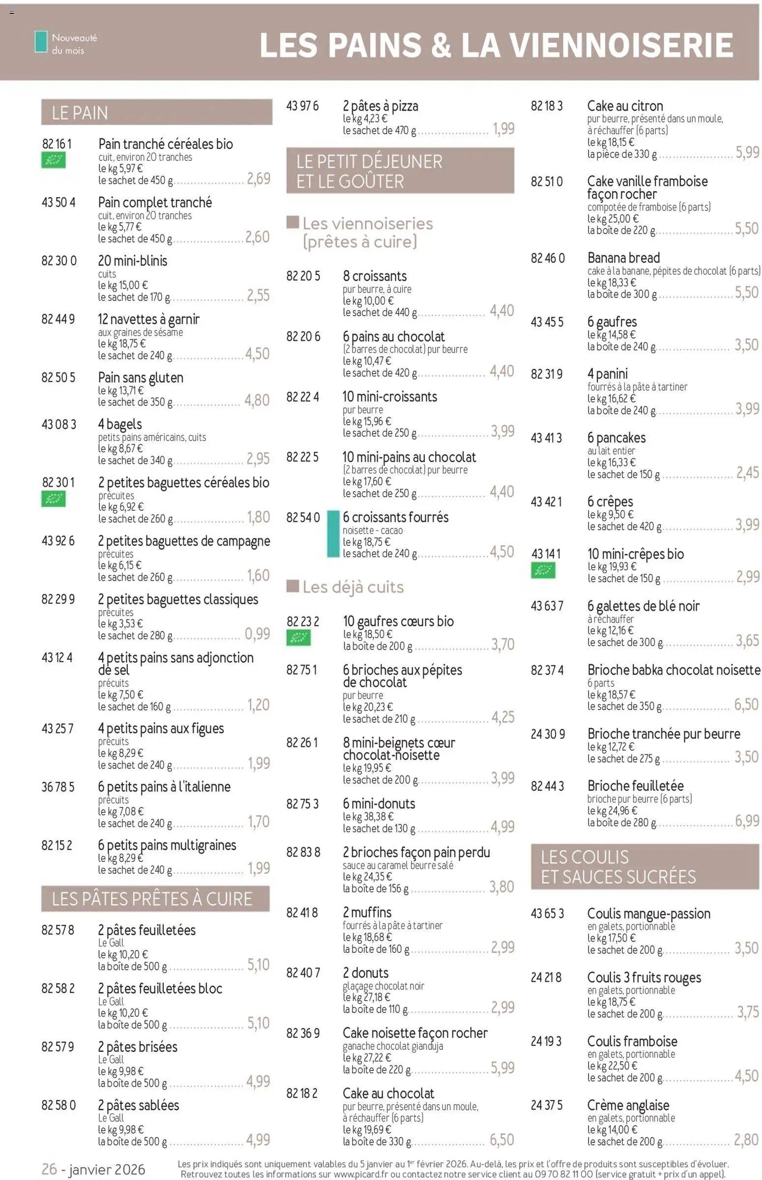 Picard catalogue (2026-01-05 - 2026-04-05)