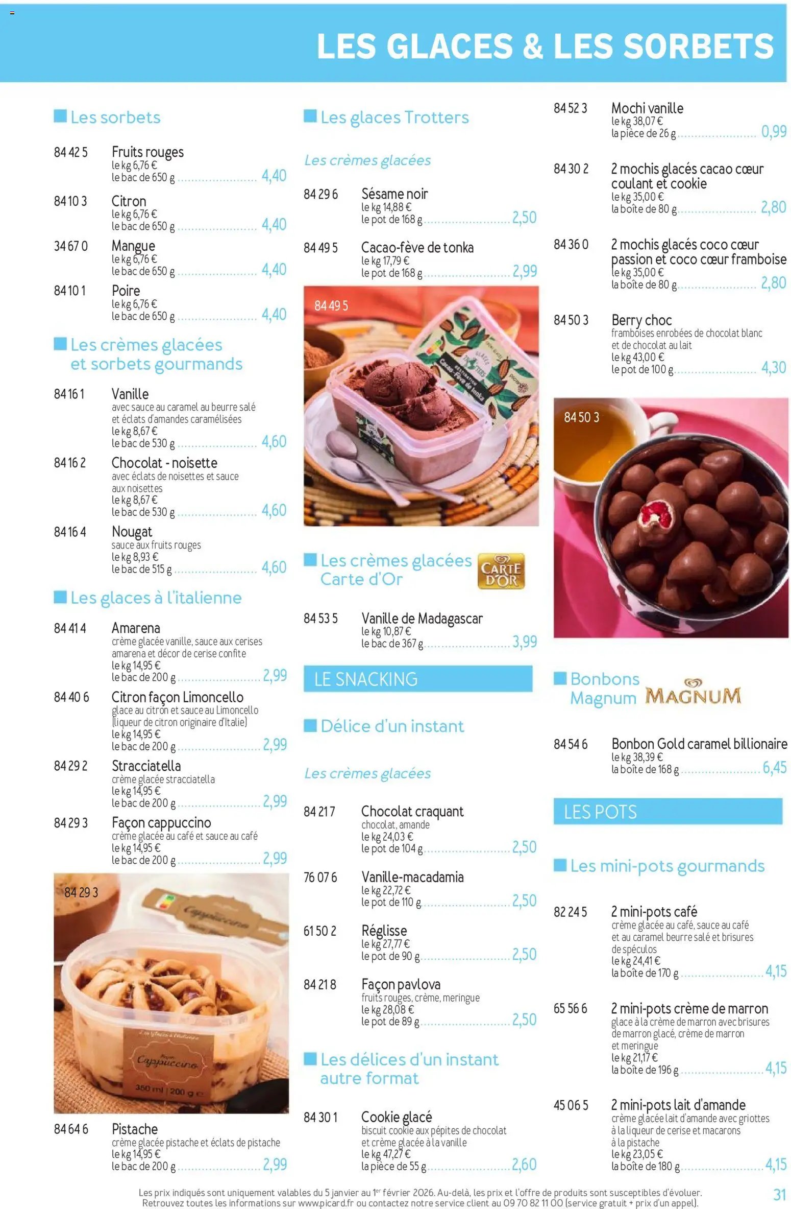 Picard catalogue (2026-01-05 - 2026-04-05)