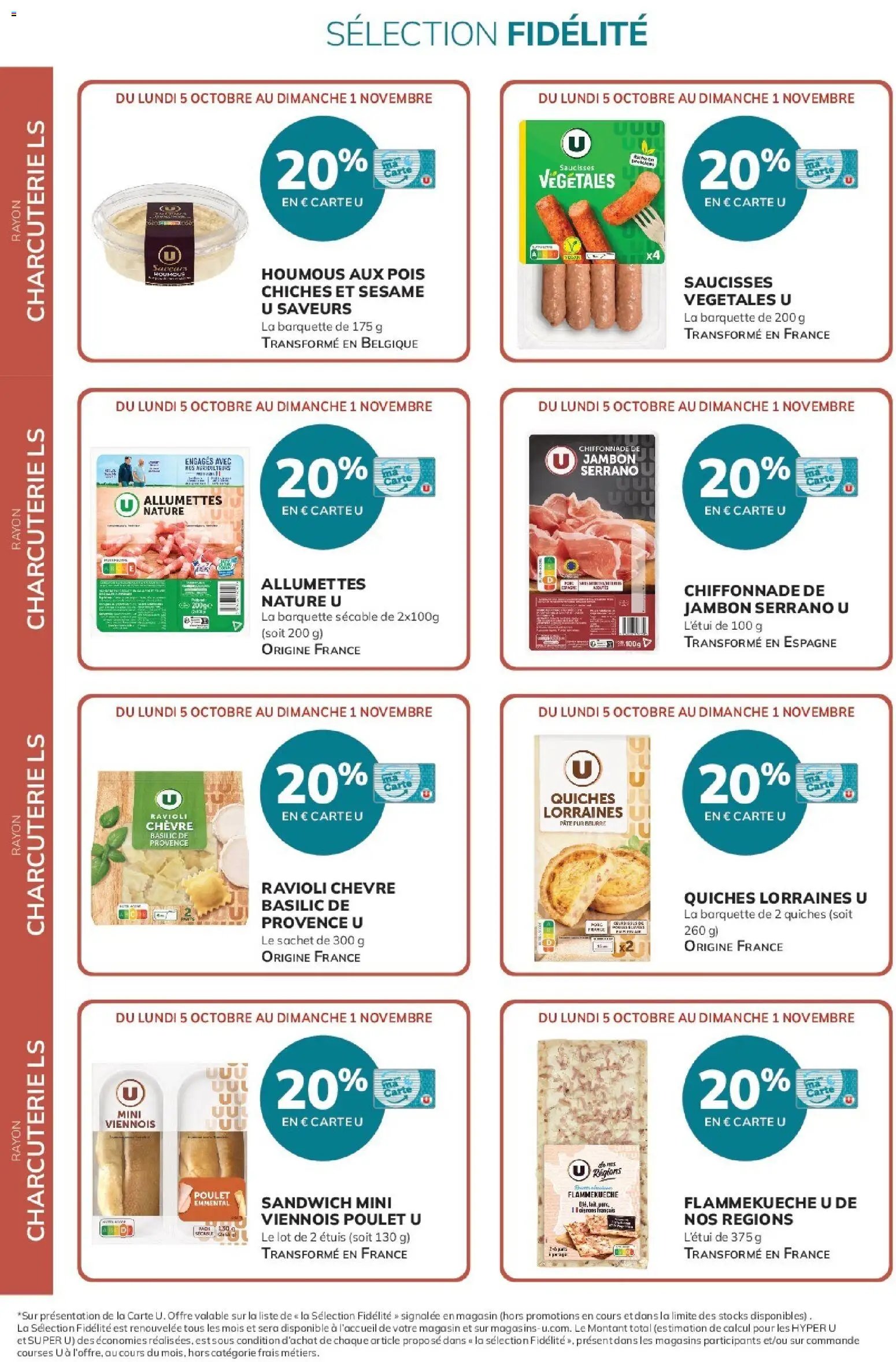 Hyper U - Ma sélection Carte U Octobre