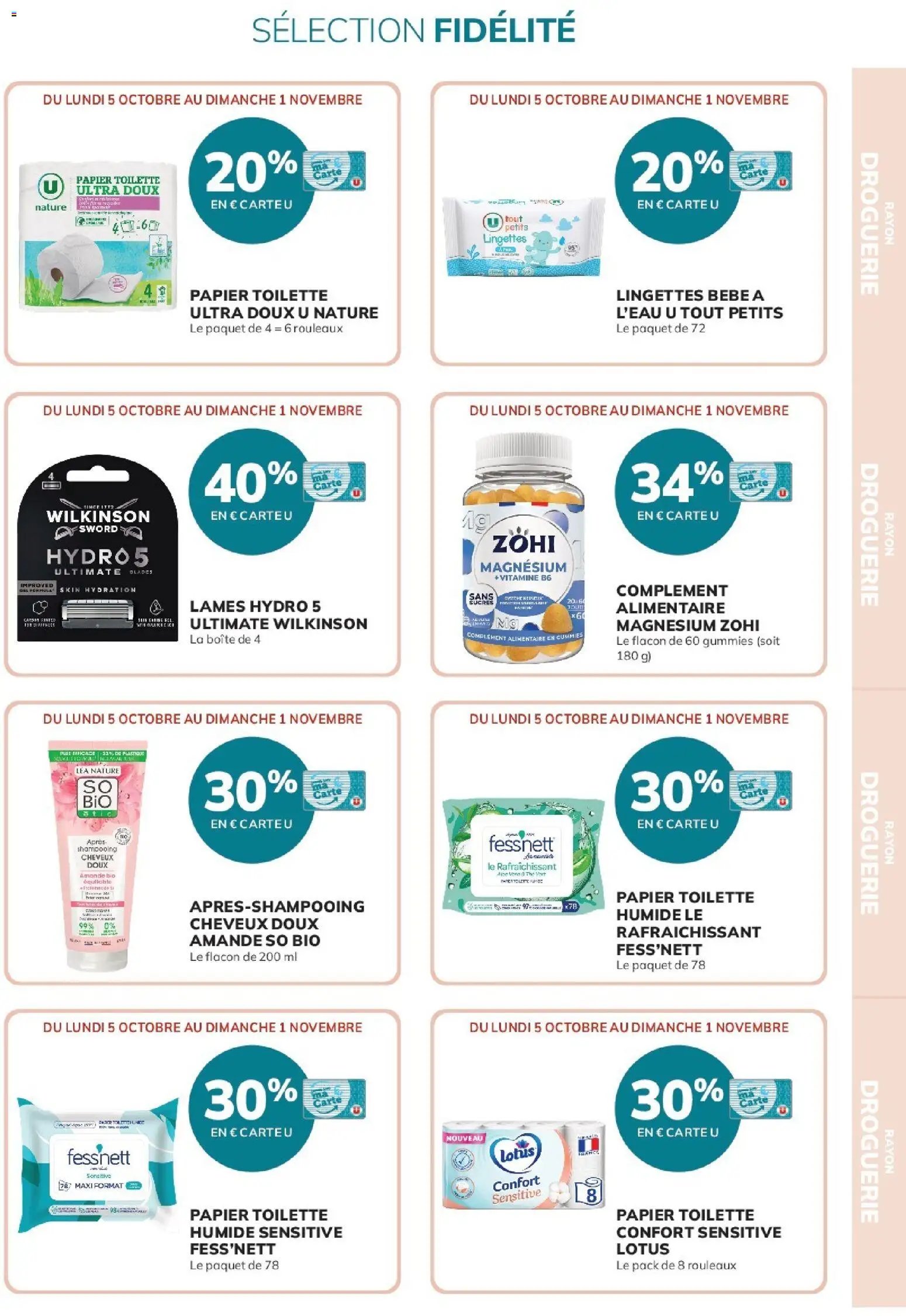 Hyper U - Ma sélection Carte U Octobre