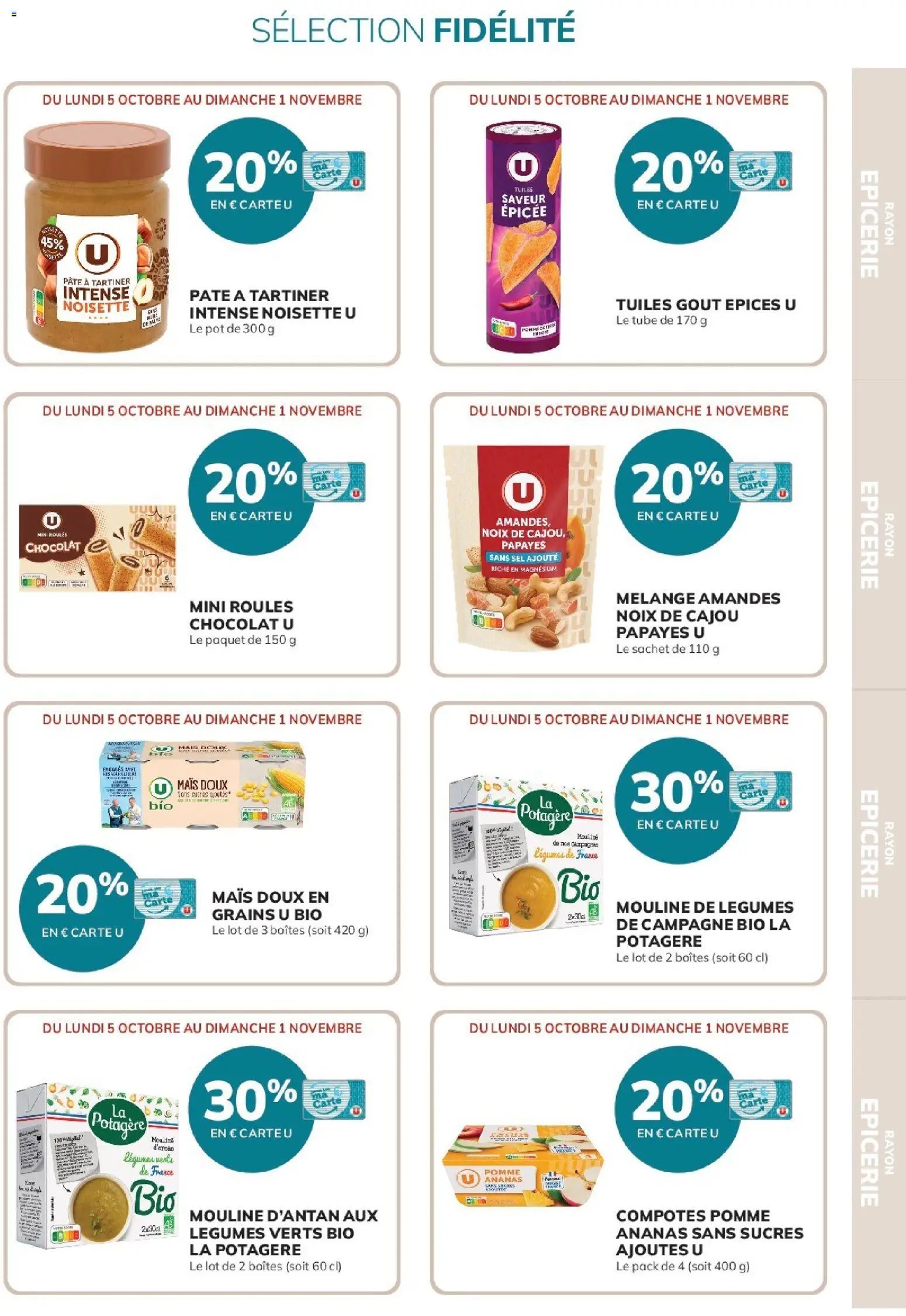 Hyper U - Ma sélection Carte U Octobre