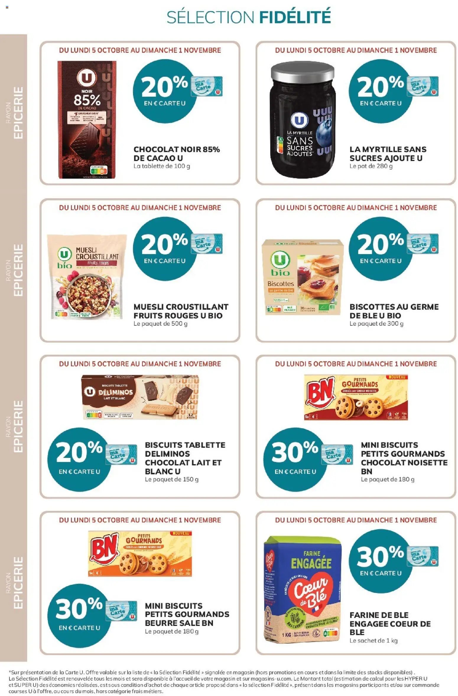 Hyper U - Ma sélection Carte U Octobre