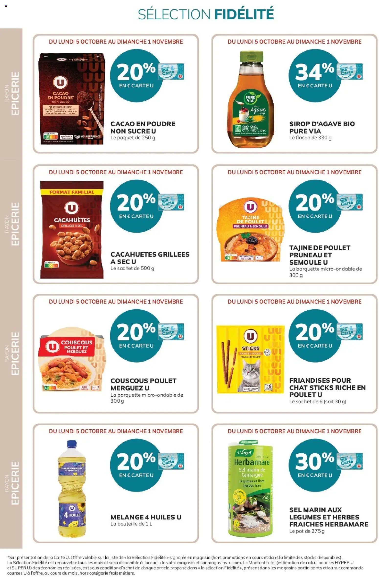 Hyper U - Ma sélection Carte U Octobre