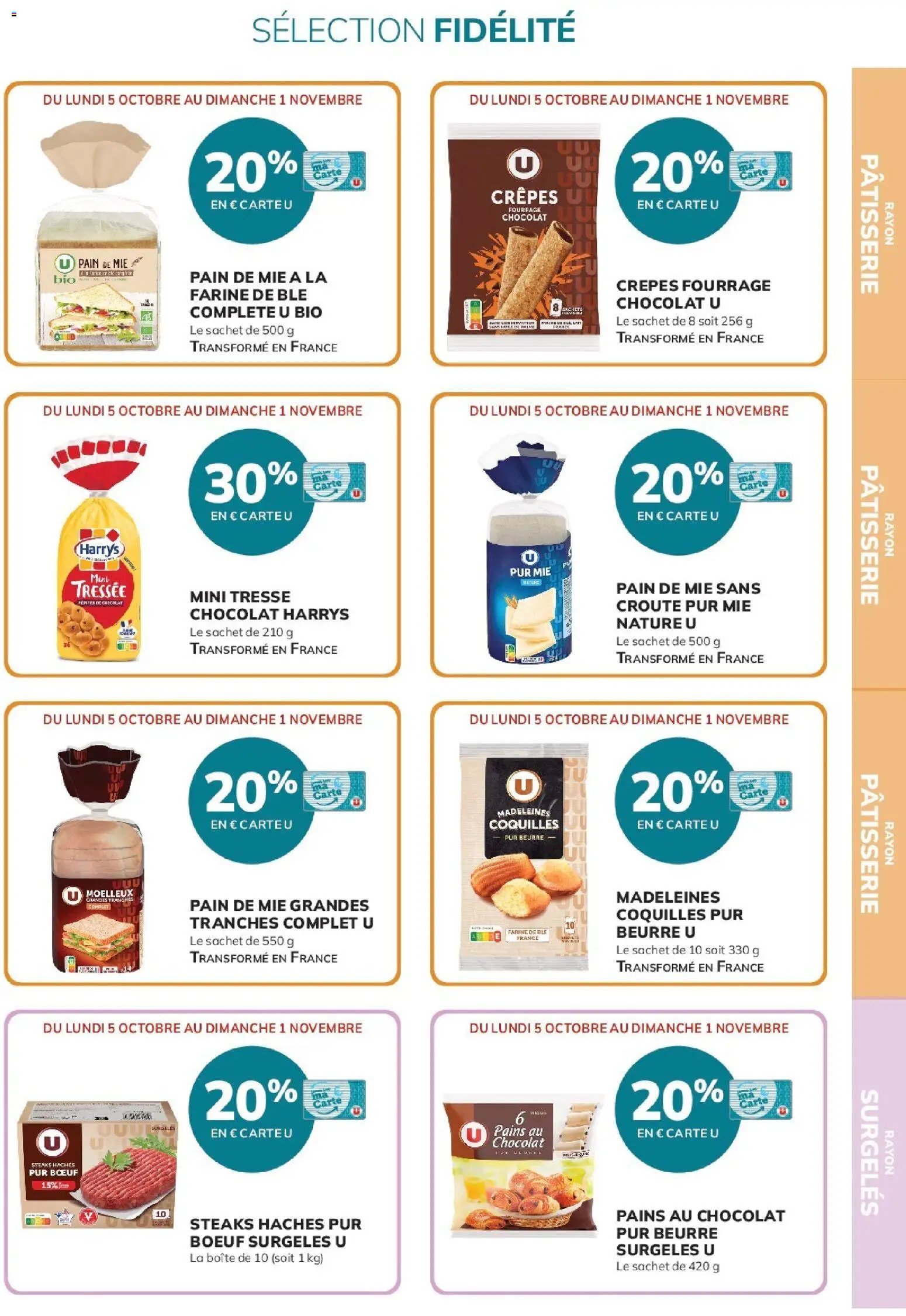 Hyper U - Ma sélection Carte U Octobre