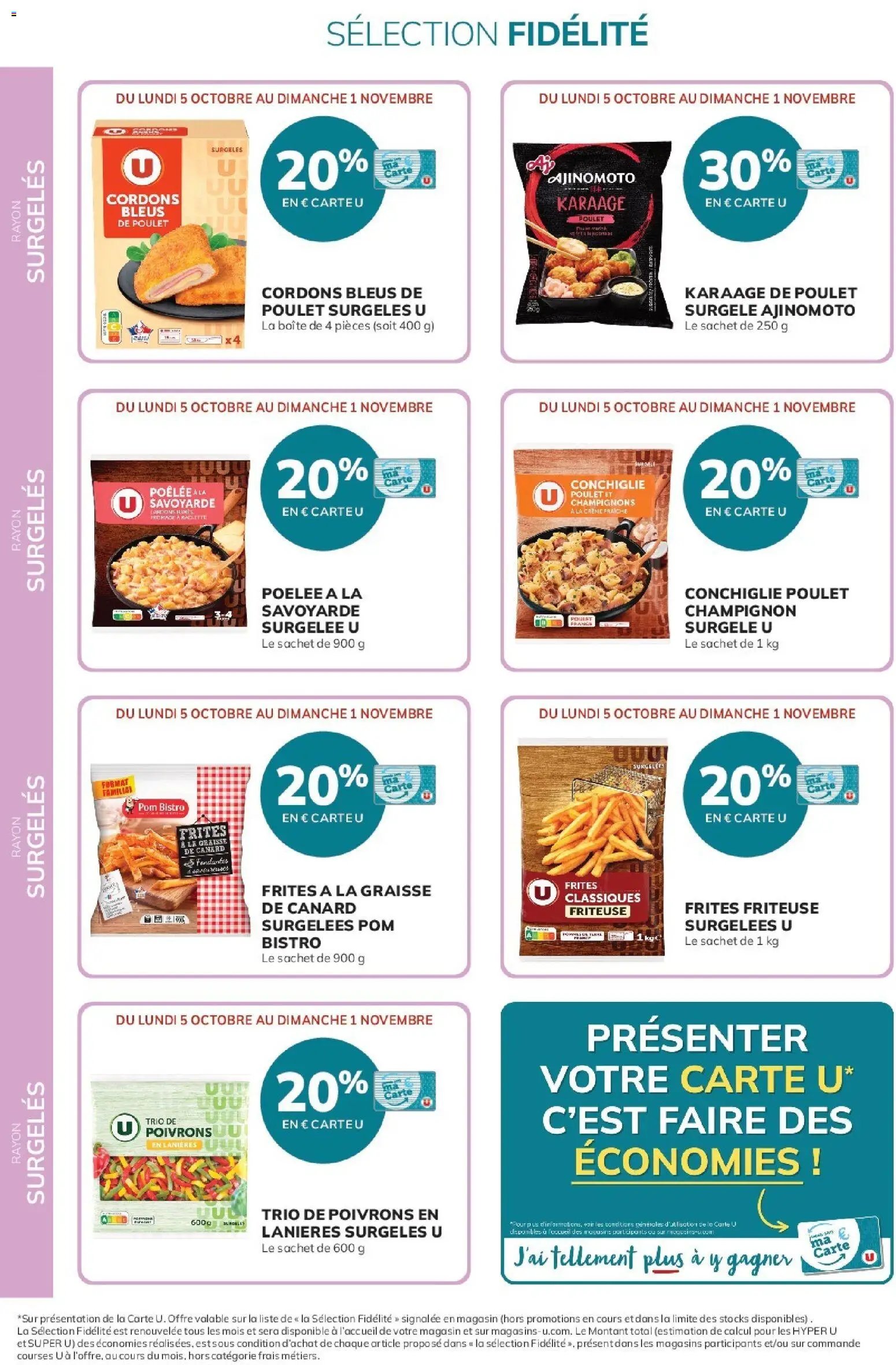 Hyper U - Ma sélection Carte U Octobre