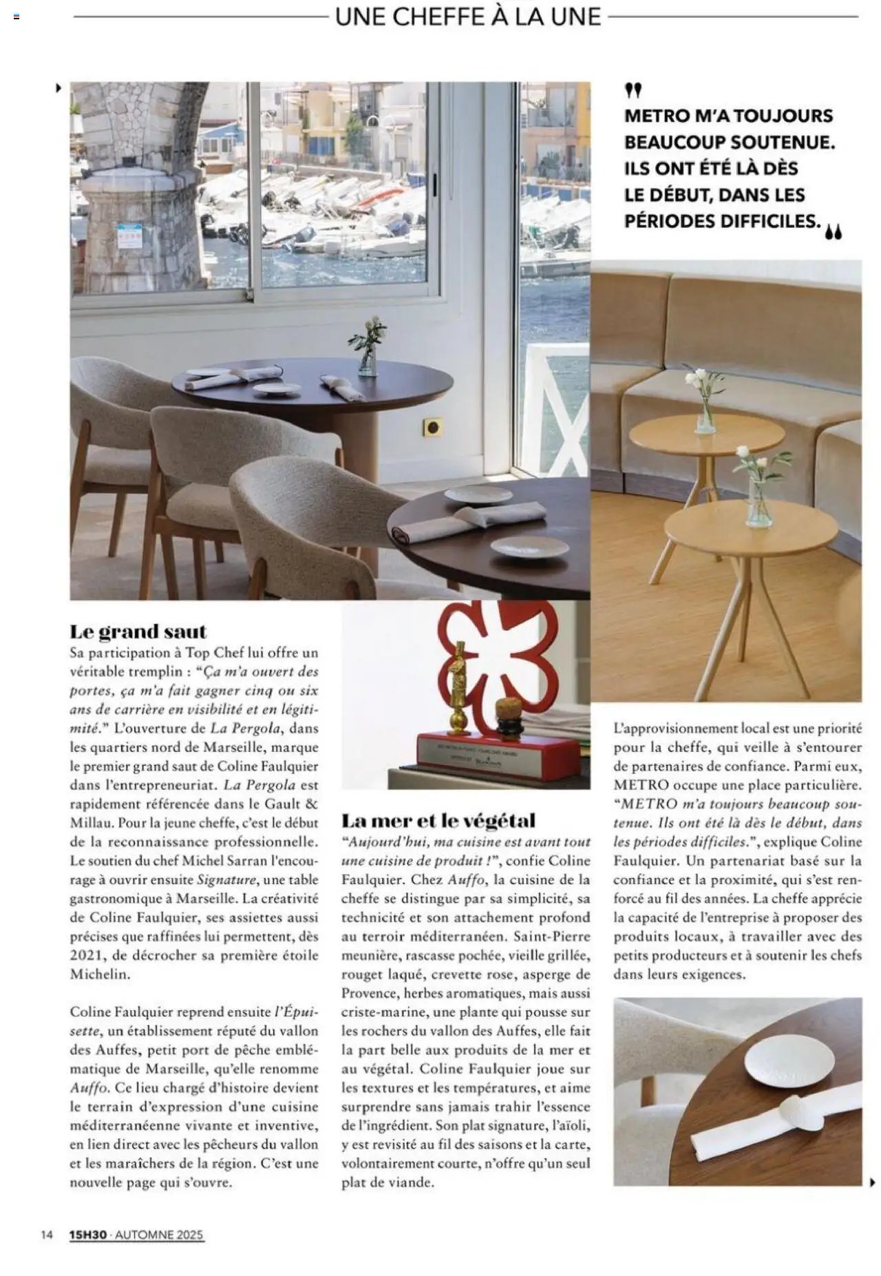 METRO - Magazine 15h30 Magazine 15h30 votre pause inspiration (2025-08-28 - 2025-11-30)