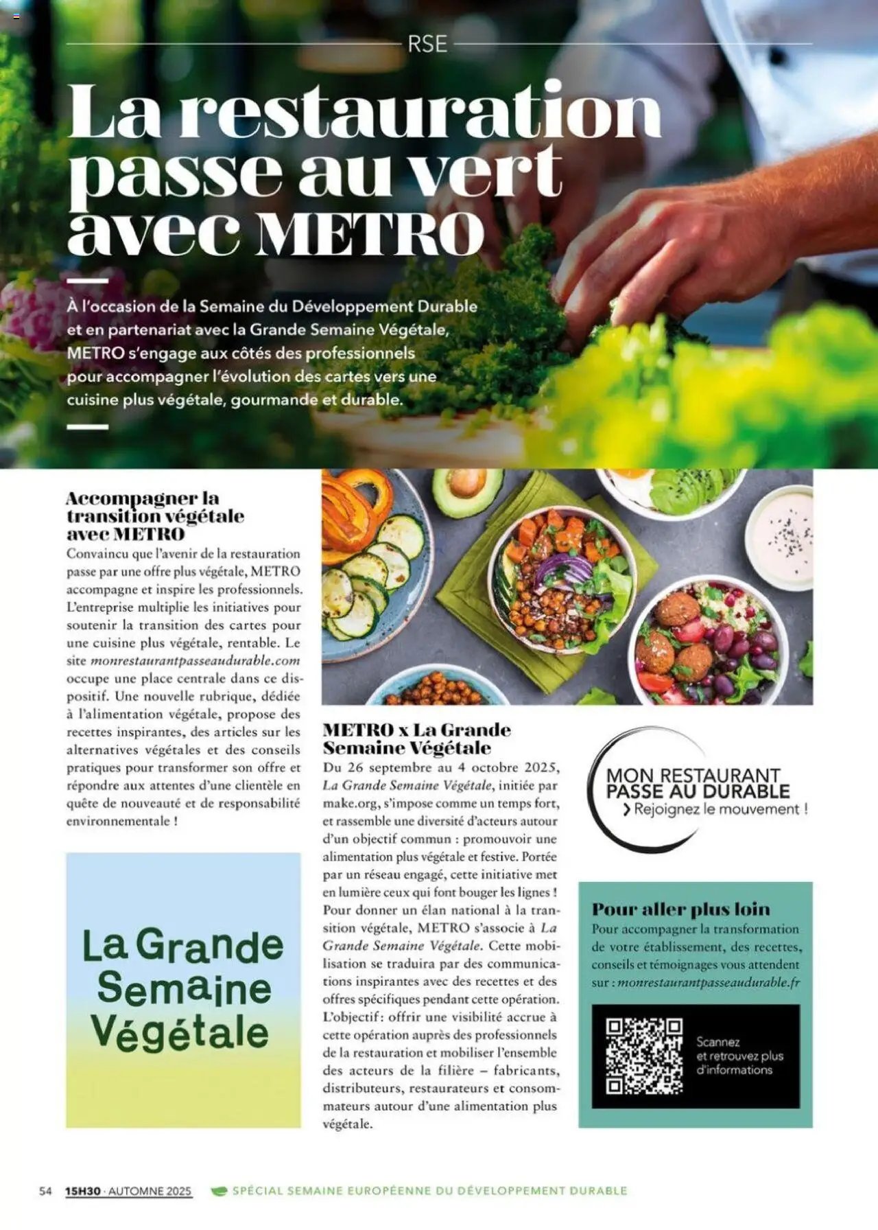METRO - Magazine 15h30 Magazine 15h30 votre pause inspiration (2025-08-28 - 2025-11-30)