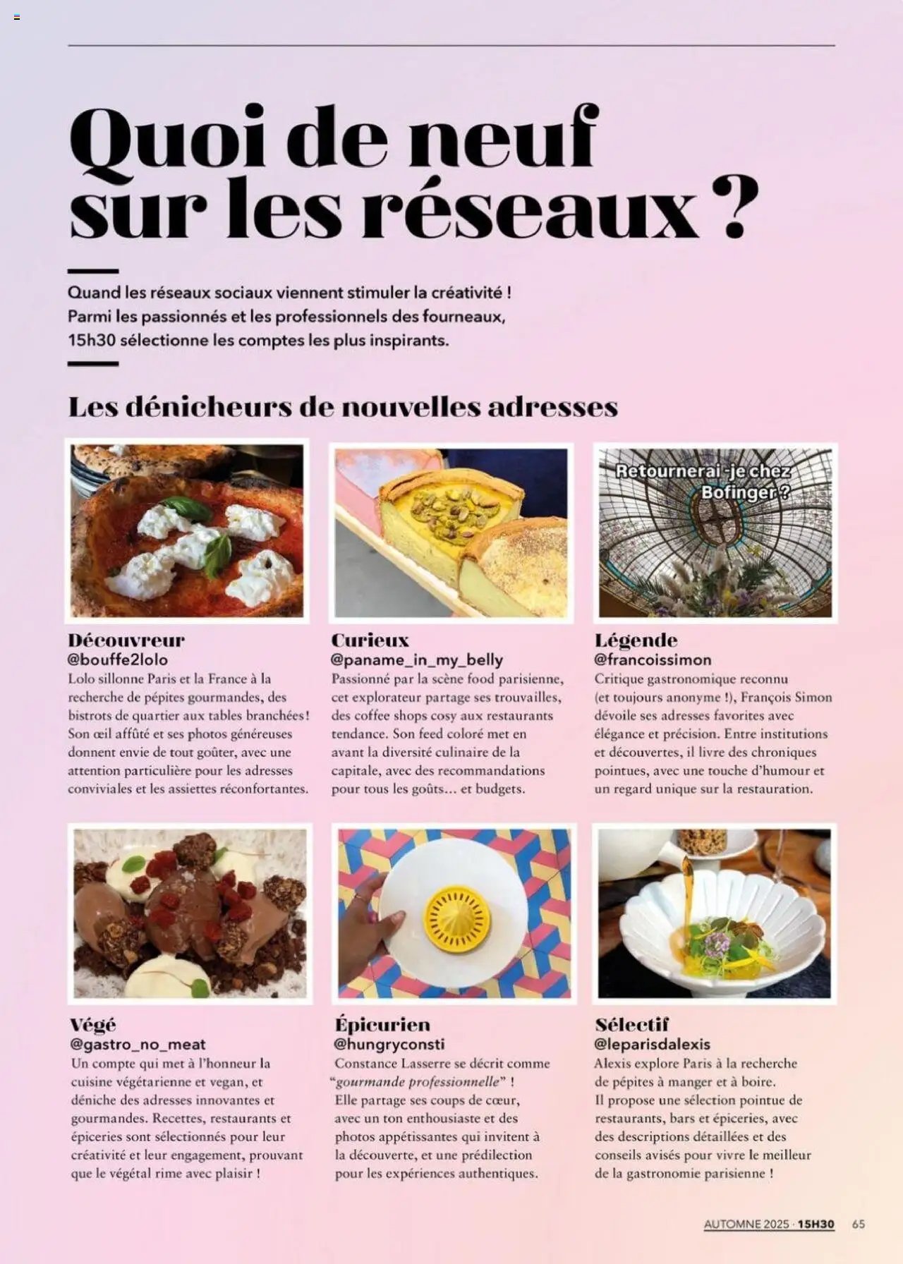 METRO - Magazine 15h30 Magazine 15h30 votre pause inspiration (2025-08-28 - 2025-11-30)
