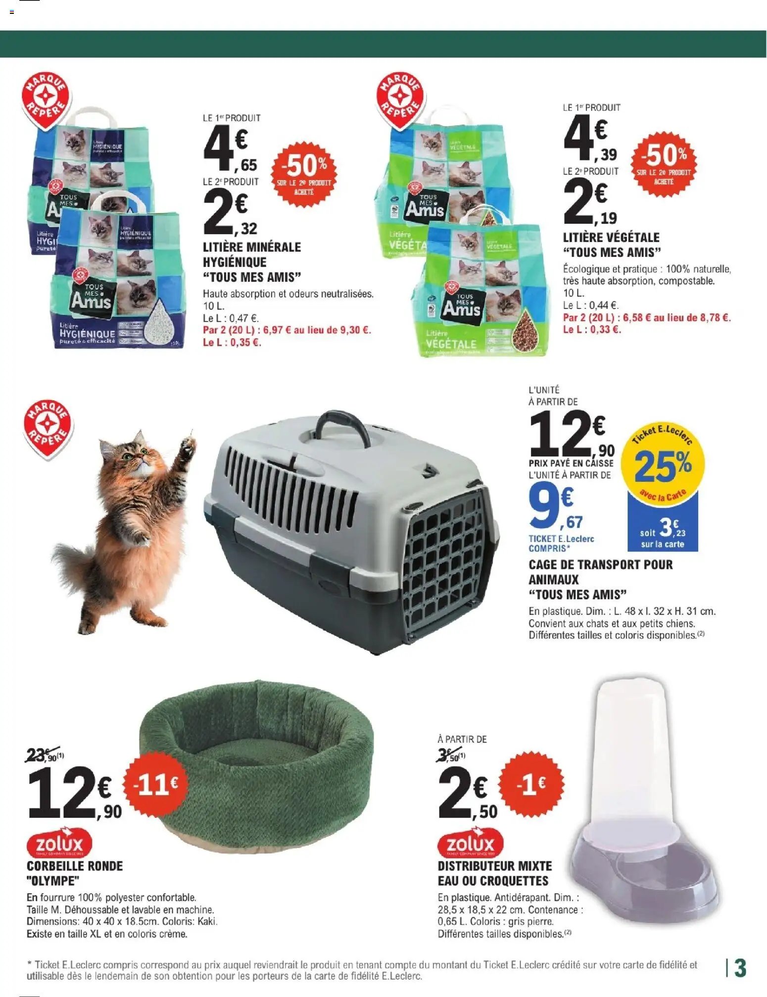 Brico E.Leclerc - Trafic animalerie