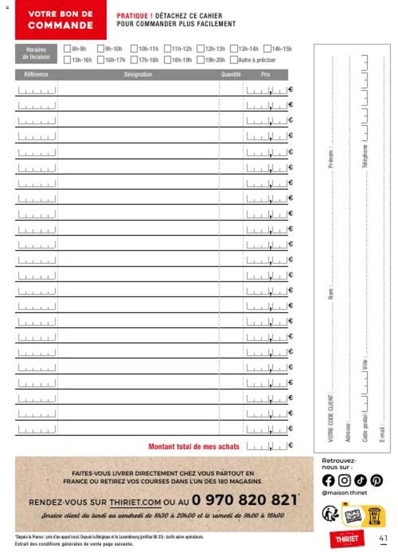 Thiriet Catalogue livraison à domicile (2025-09-04 - 2025-09-30)