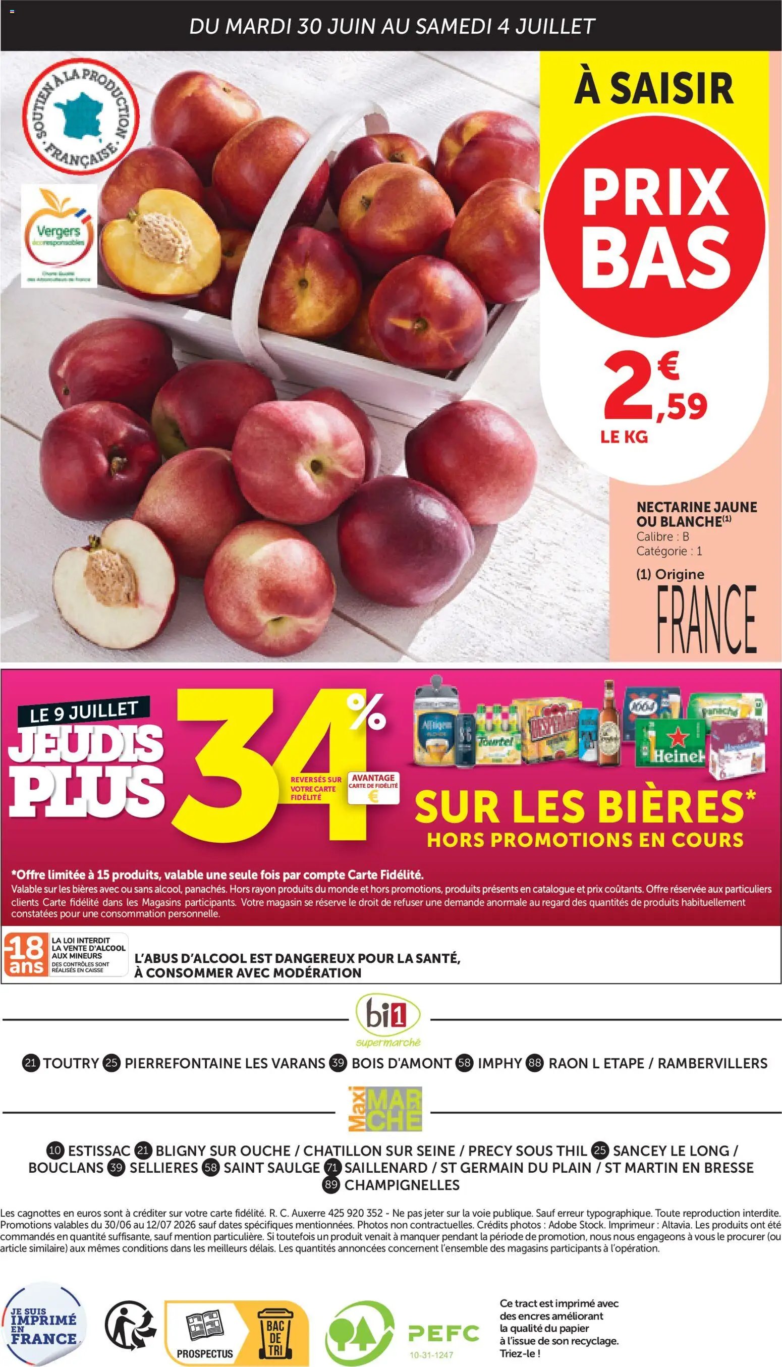bi1 Catalogue maxi marché