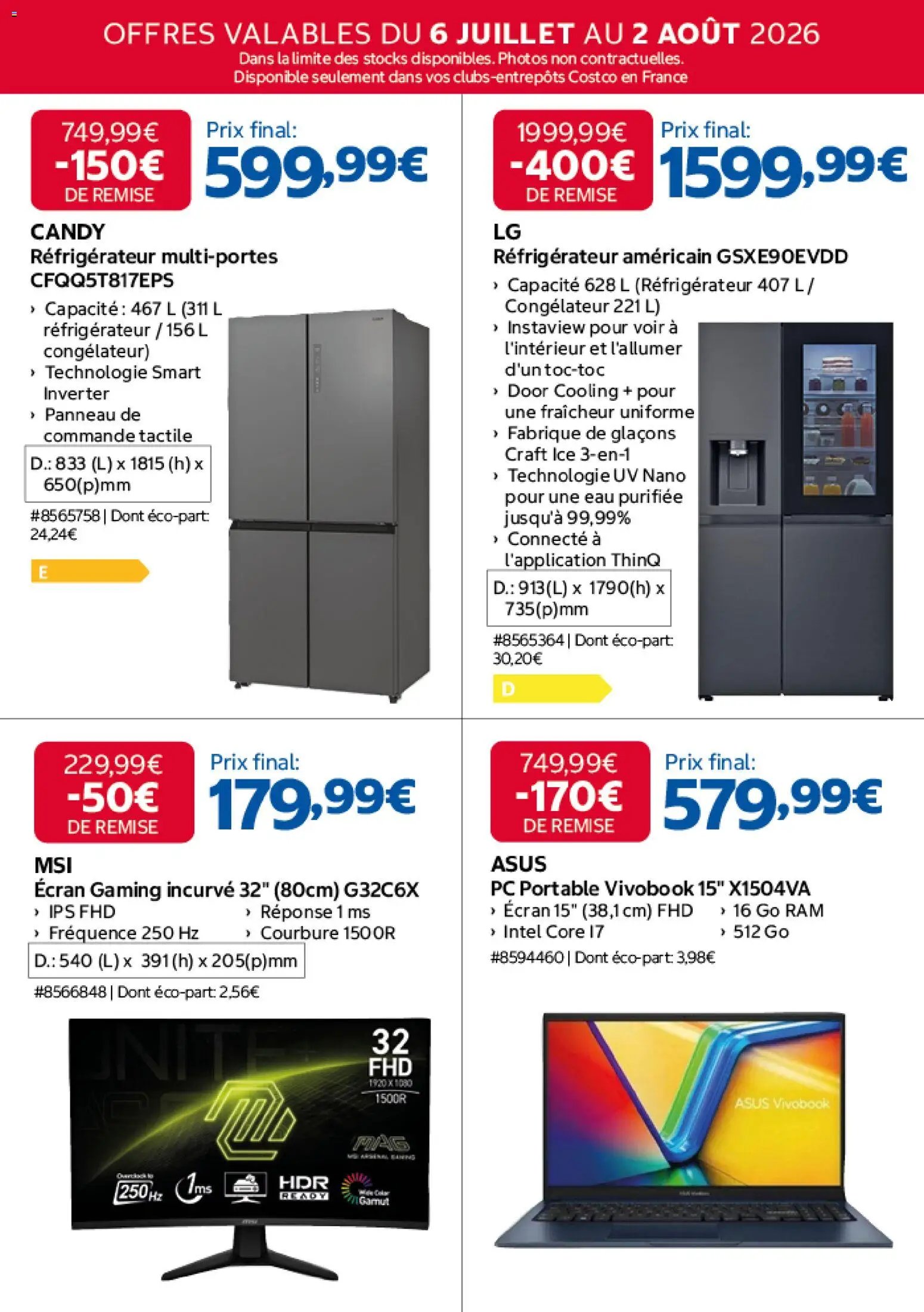 Costco catalogue