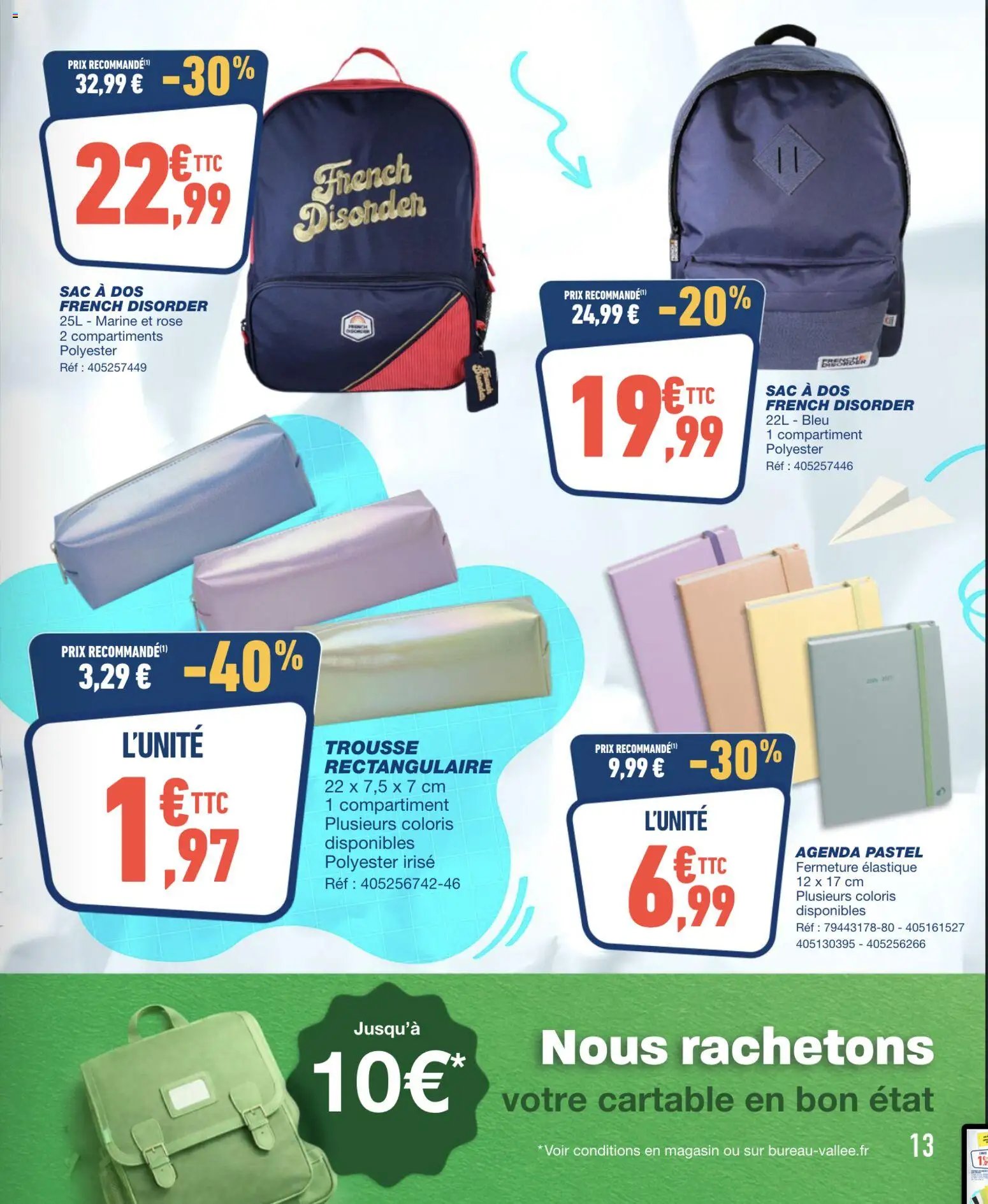 Bureau Vallée catalogue