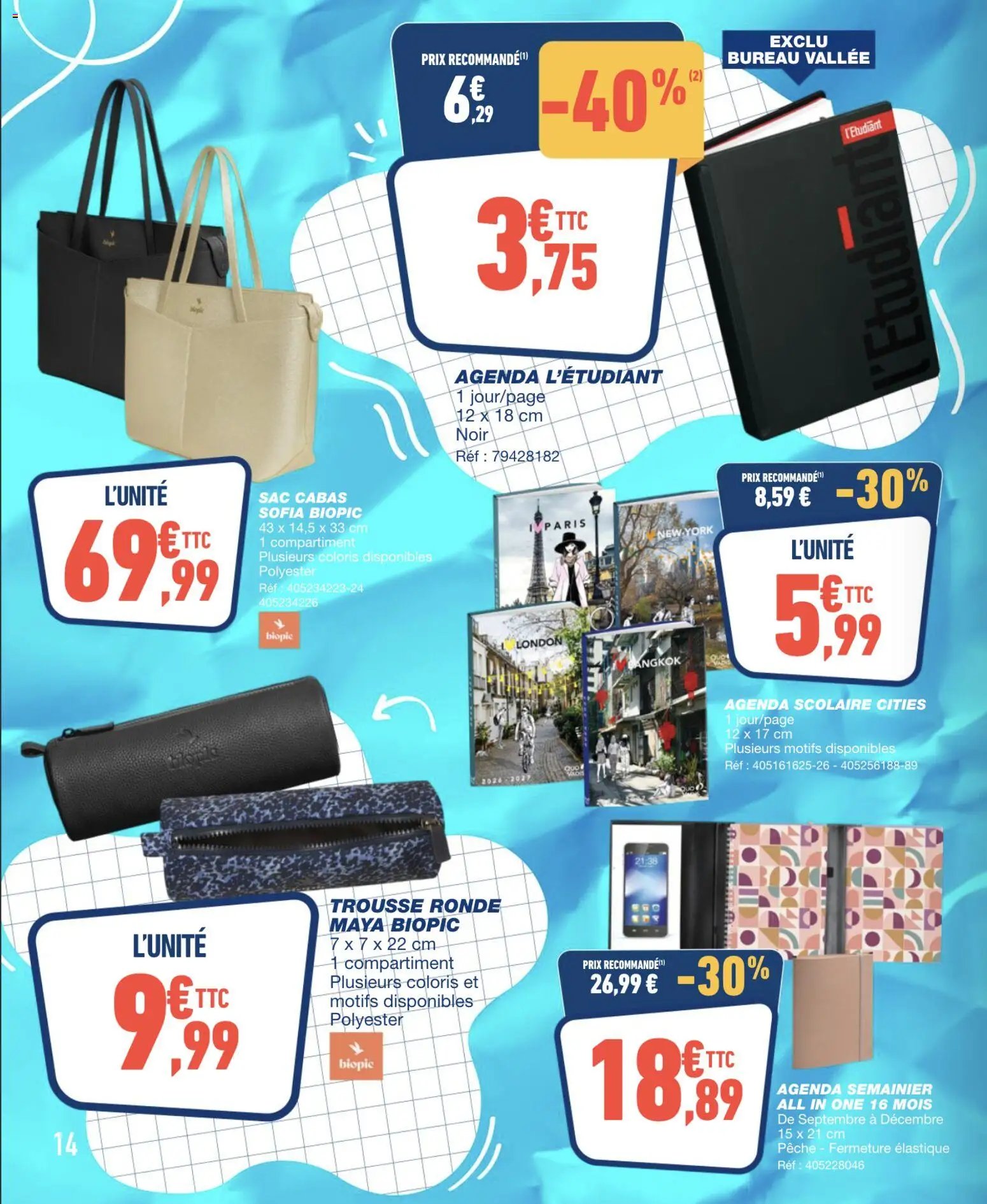Bureau Vallée catalogue