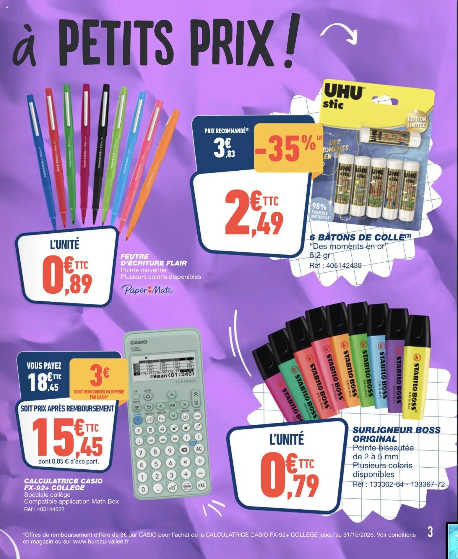 Bureau Vallée catalogue