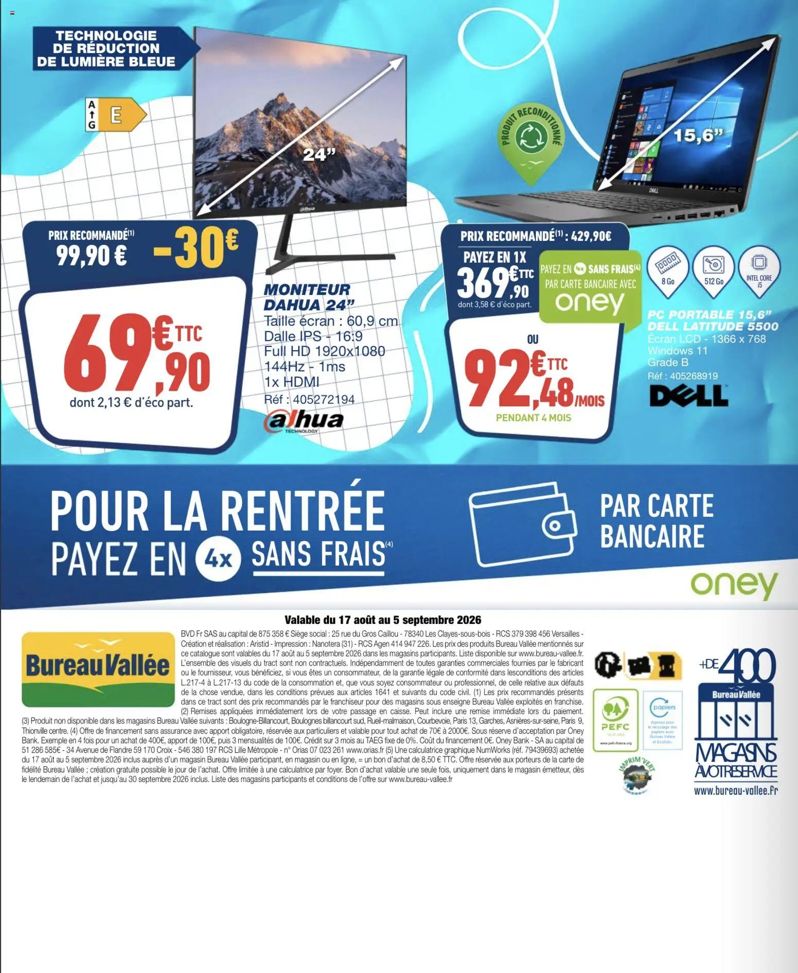 Bureau Vallée catalogue