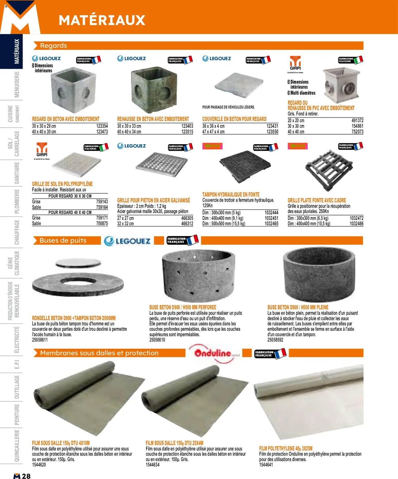 Bricoman catalogue