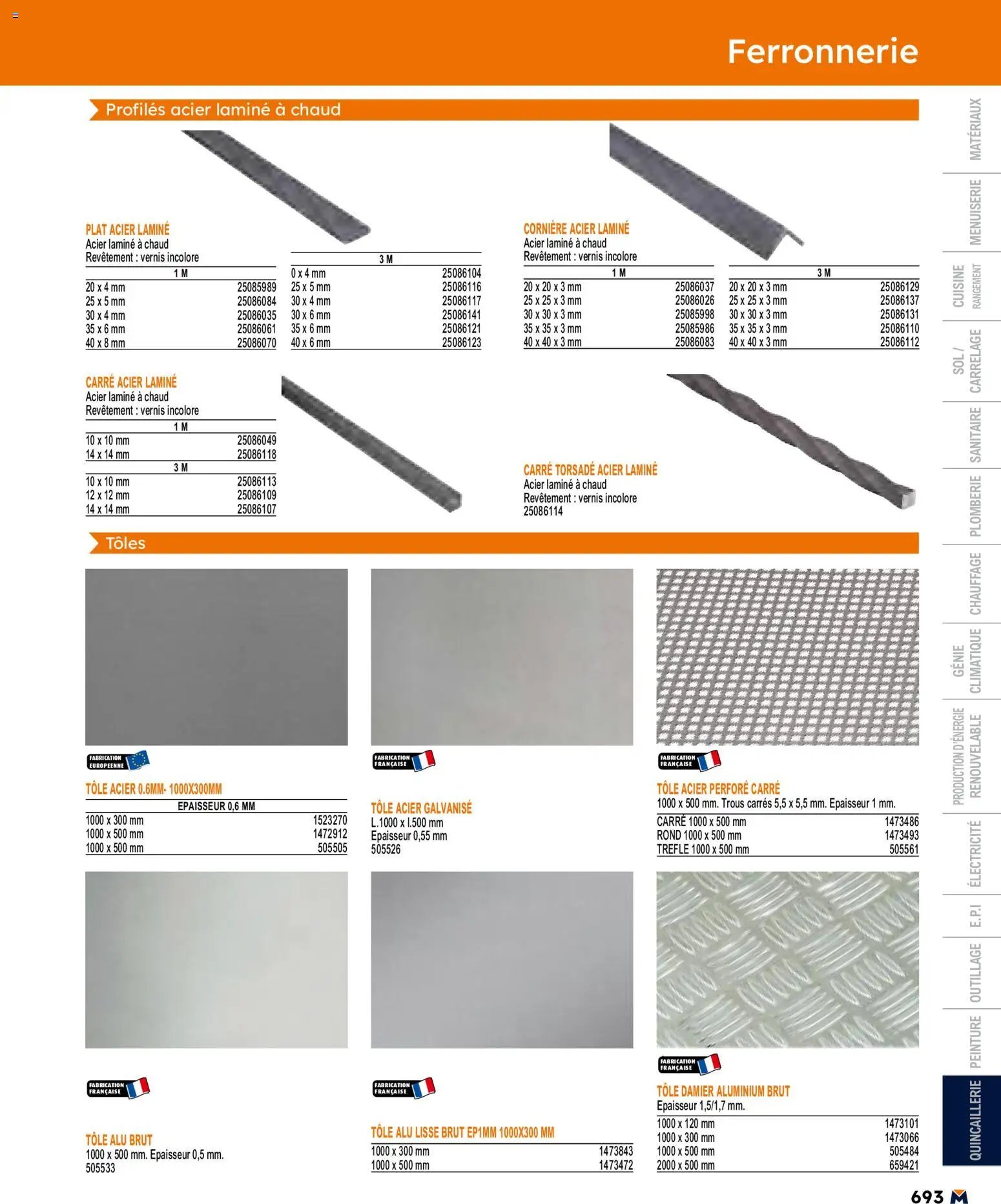 Bricoman catalogue
