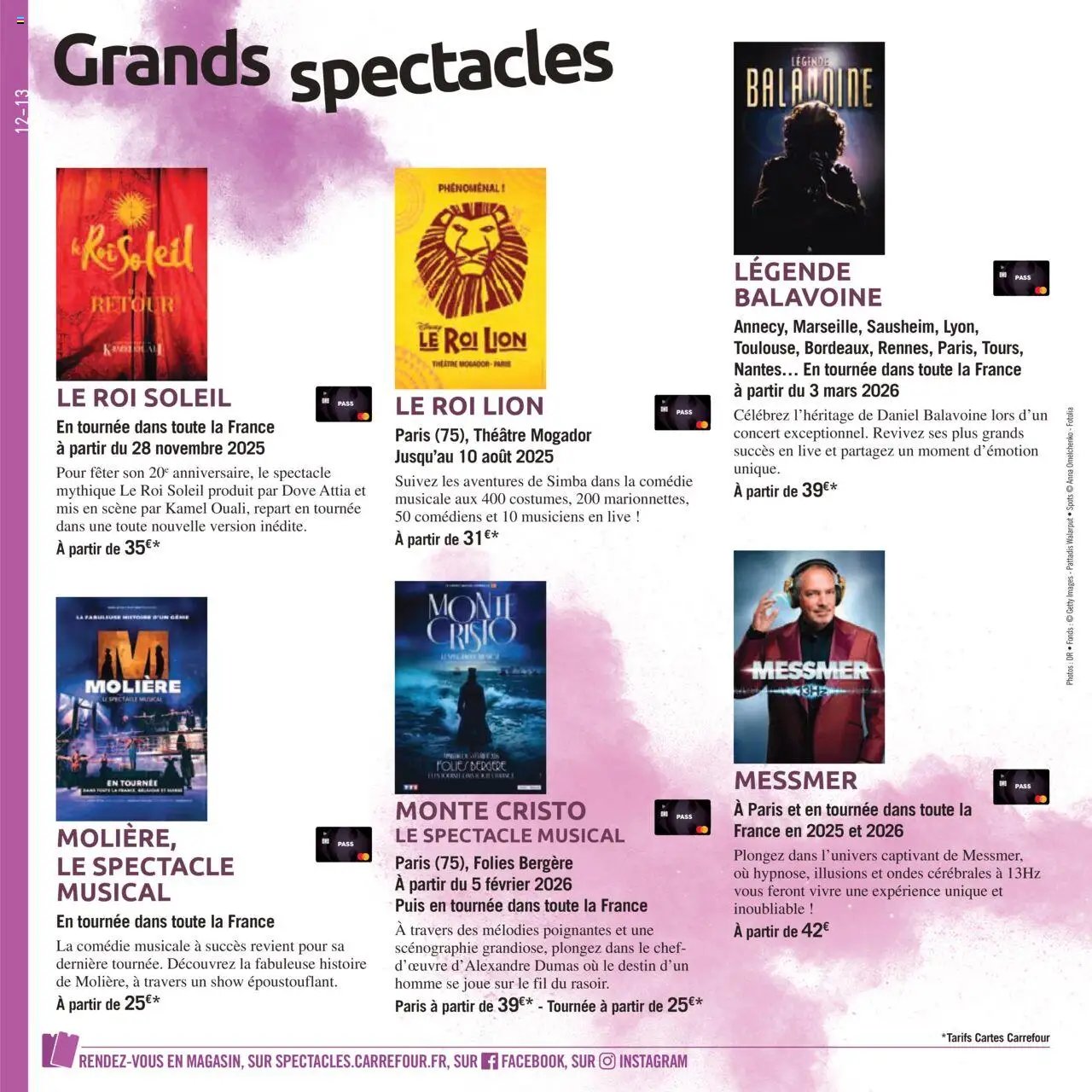 Carrefour City Le book de vos sorties (2025-03-24 - 2025-09-30)