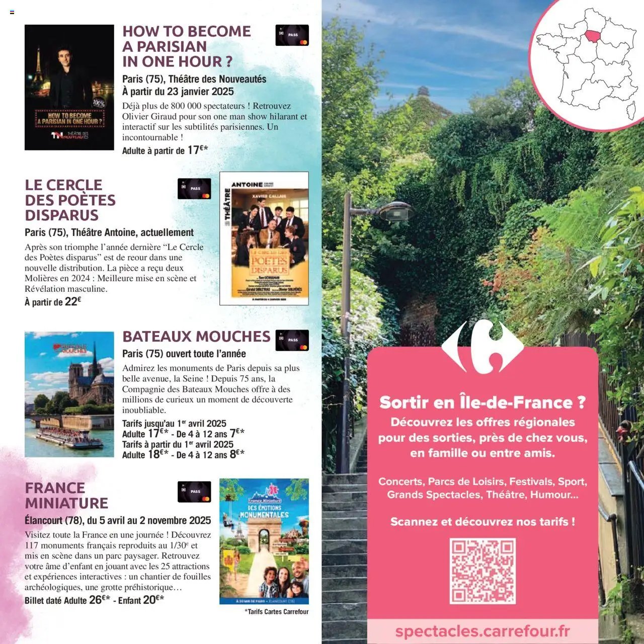 Carrefour City Le book de vos sorties (2025-03-24 - 2025-09-30)